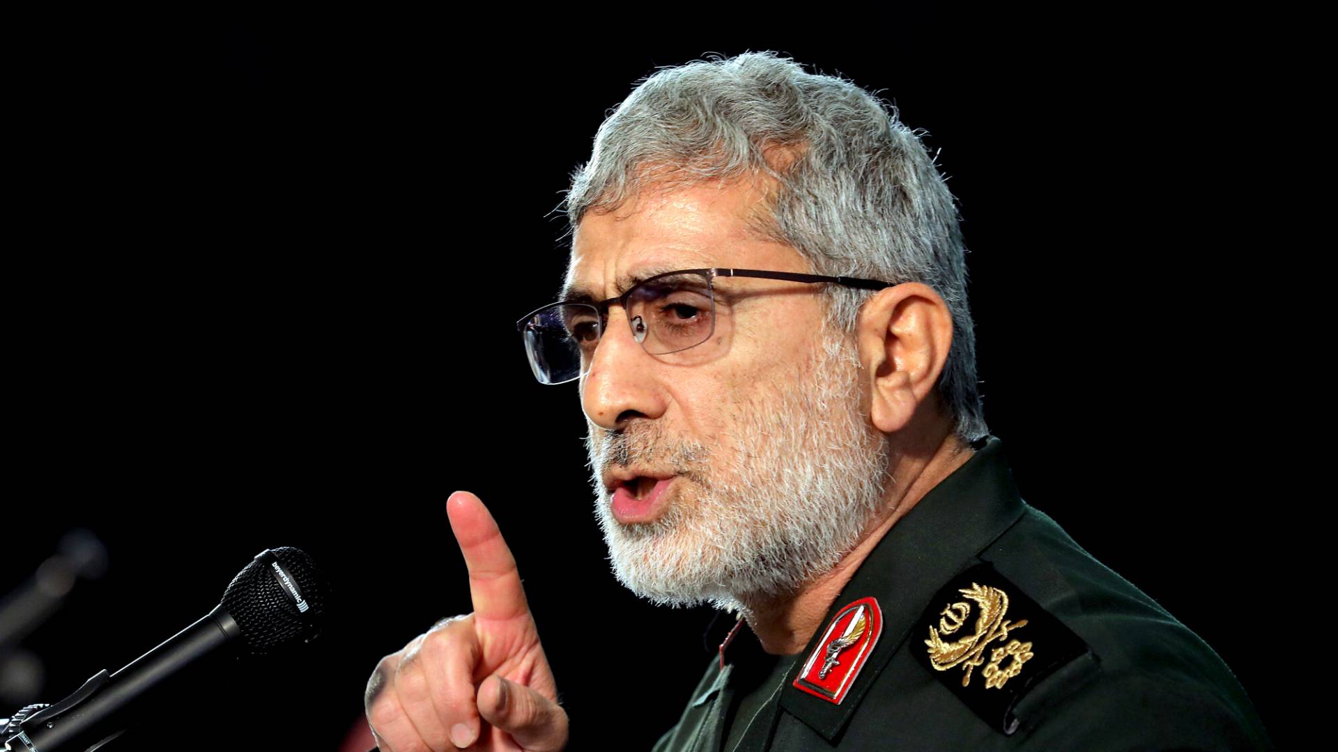 قائد فيلق القدس في الحرس الثوري الإيراني، إسماعيل قاآني