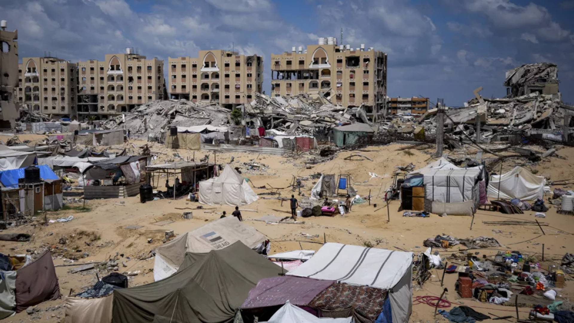 خيام النازحين في غزة