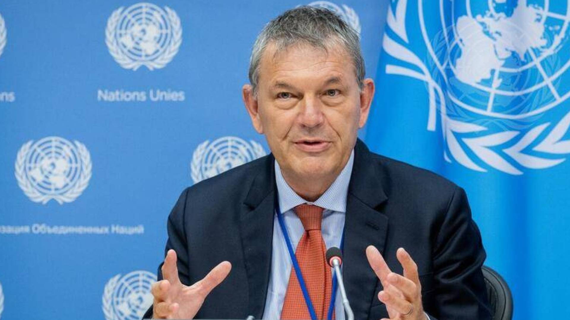 المفوض العام لوكالة الأمم المتحدة لإغاثة وتشغيل اللاجئين الفلسطينيين (الأونروا)، فيليب لازاريني