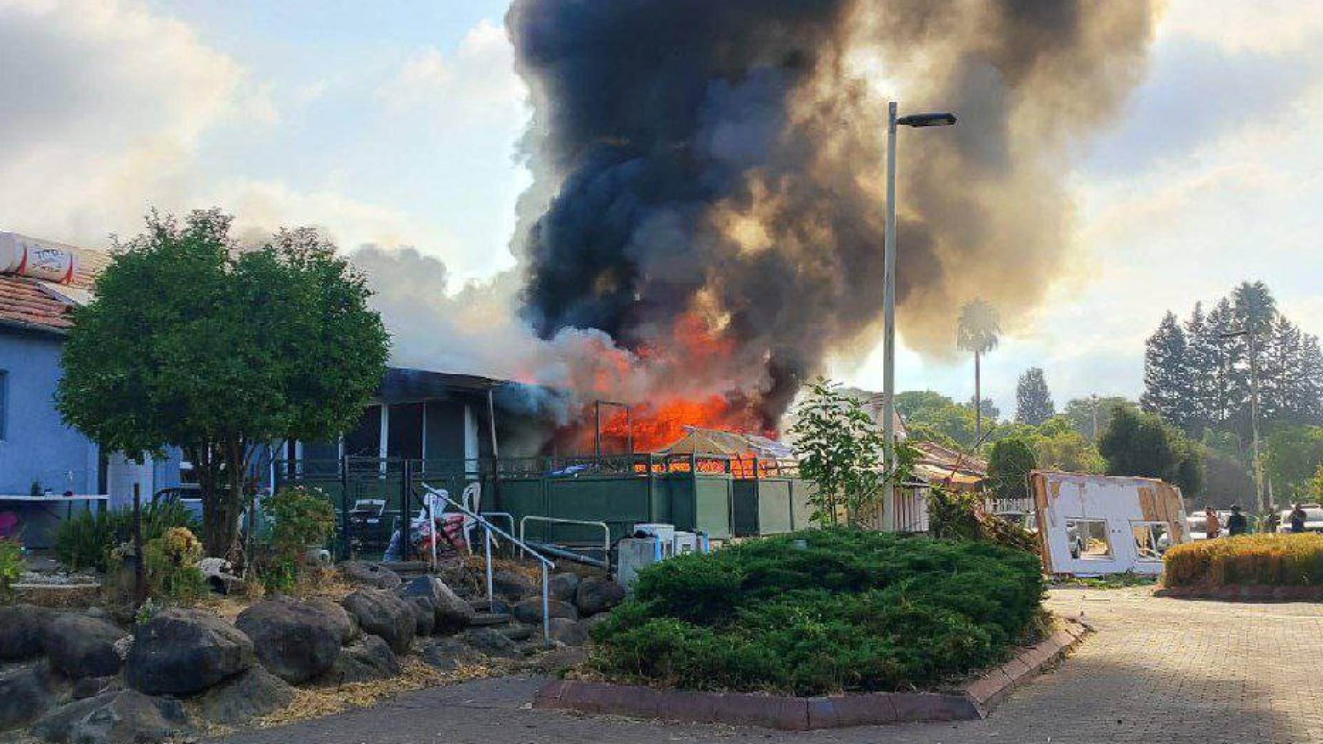 حرائق في مستوطنات الشمال