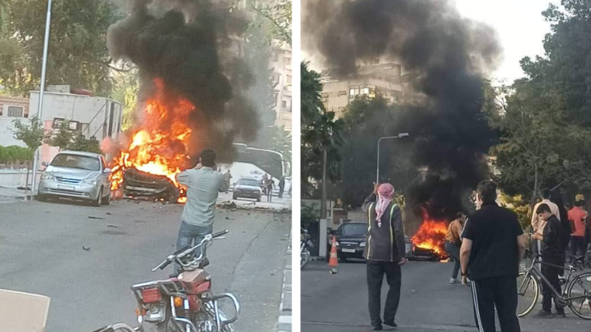 مراسل "رؤيا": استهداف مركبة قرب مقر عزاء الشهيد السنوار في دمشق