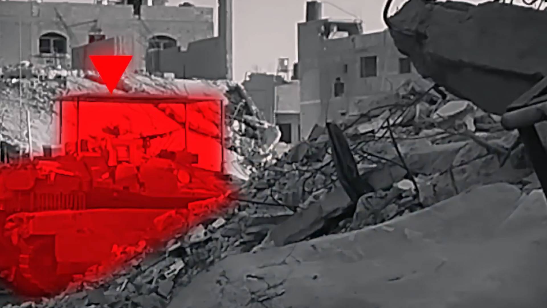 استهداف دبابة لجيش الاحتلال