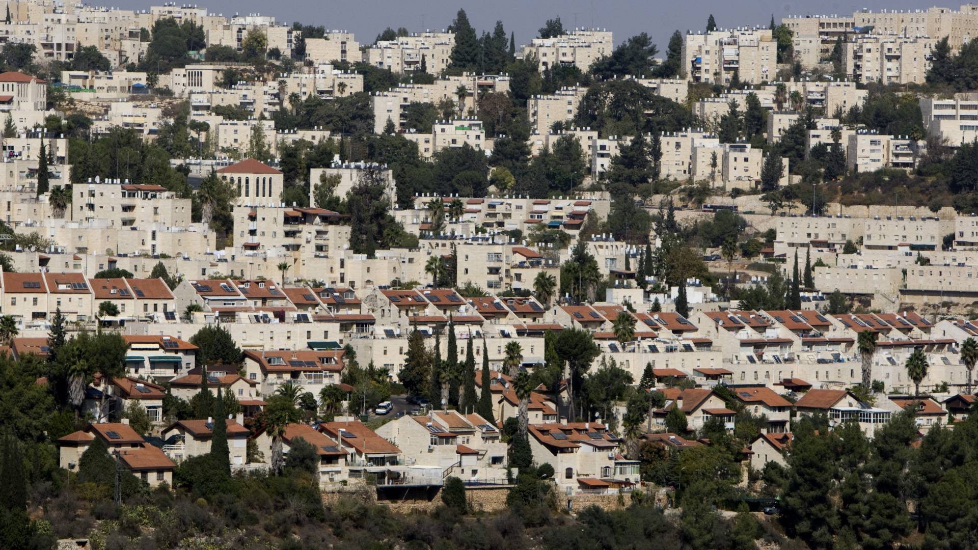 صورة تعبر عن بناء مستوطنات