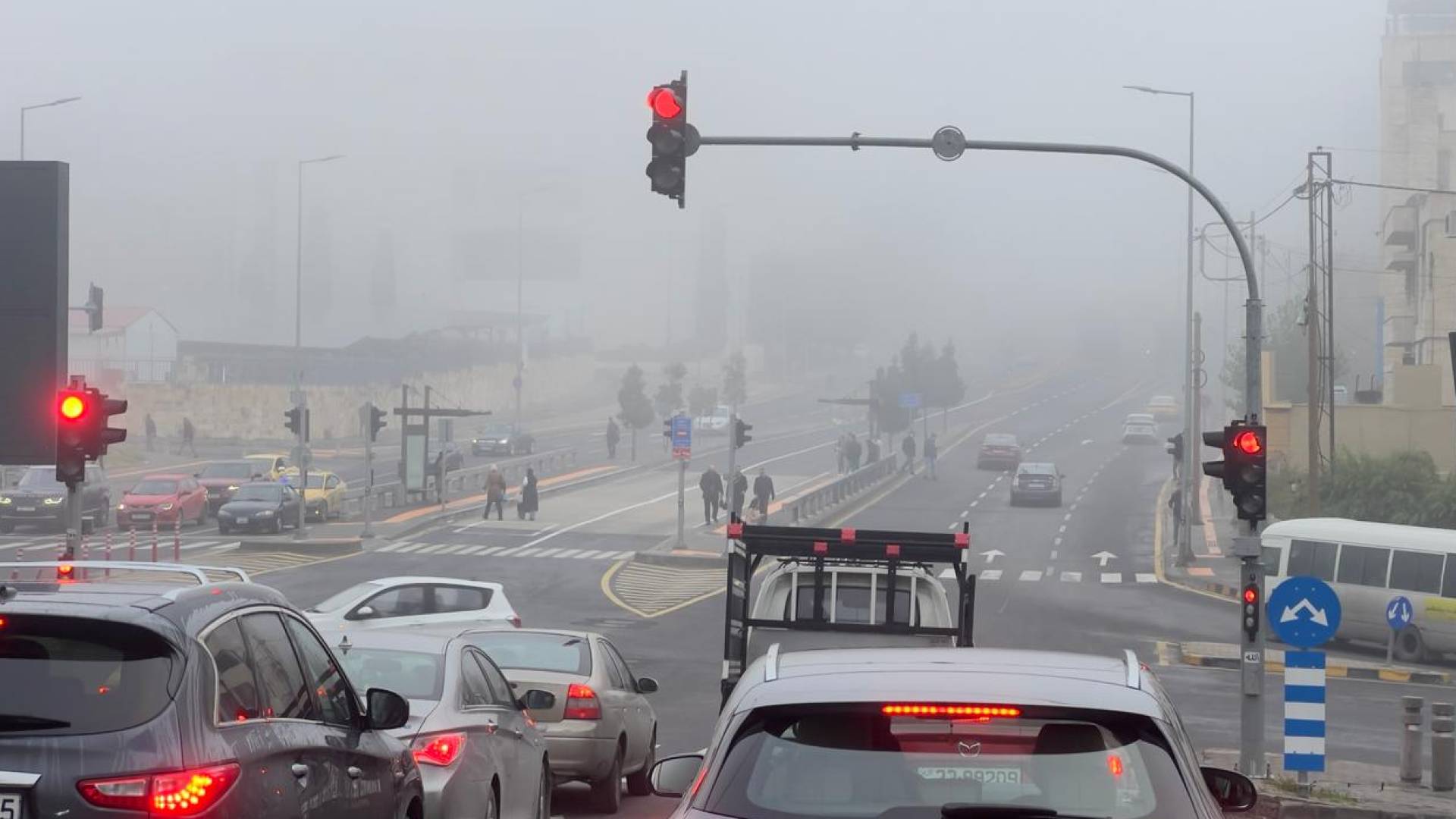 أجواء ضبابية في الأردن