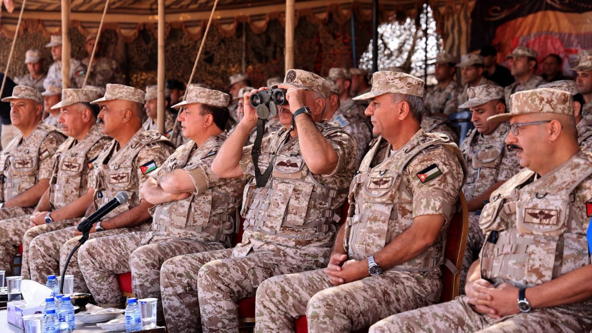 الحنيطي يتابع مجريات التمرين التعبوي "عزم المرابطين"