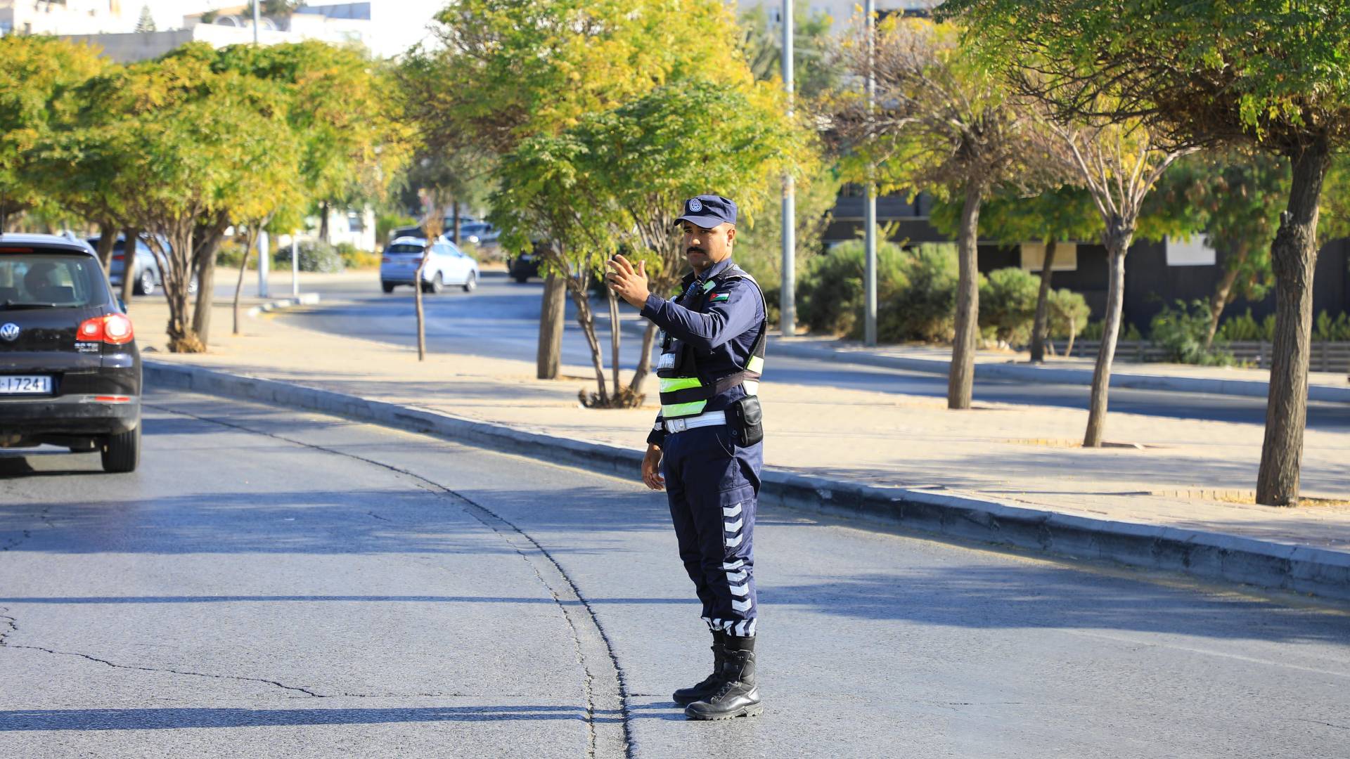شرطي سير في العاصمة عمان