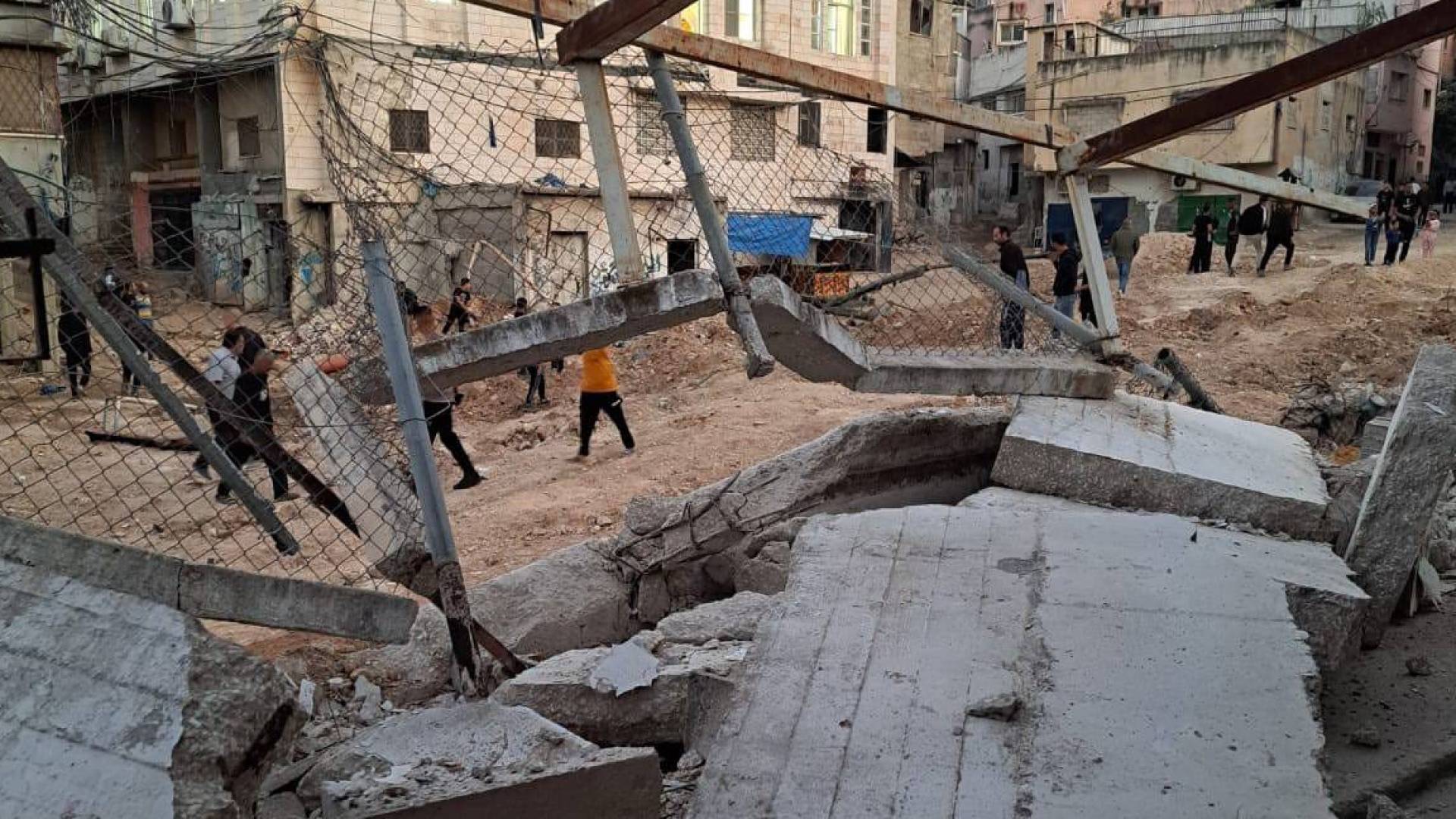 دمار يلحق مكتب الوكالة