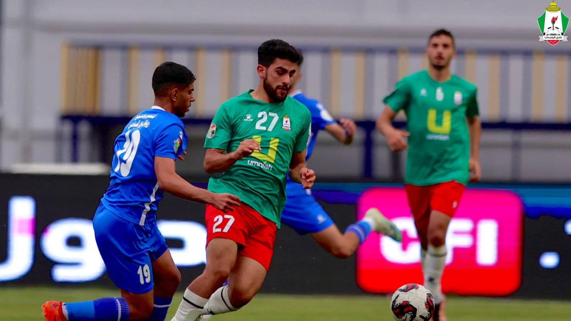 من مباراة لفريق الوحدات