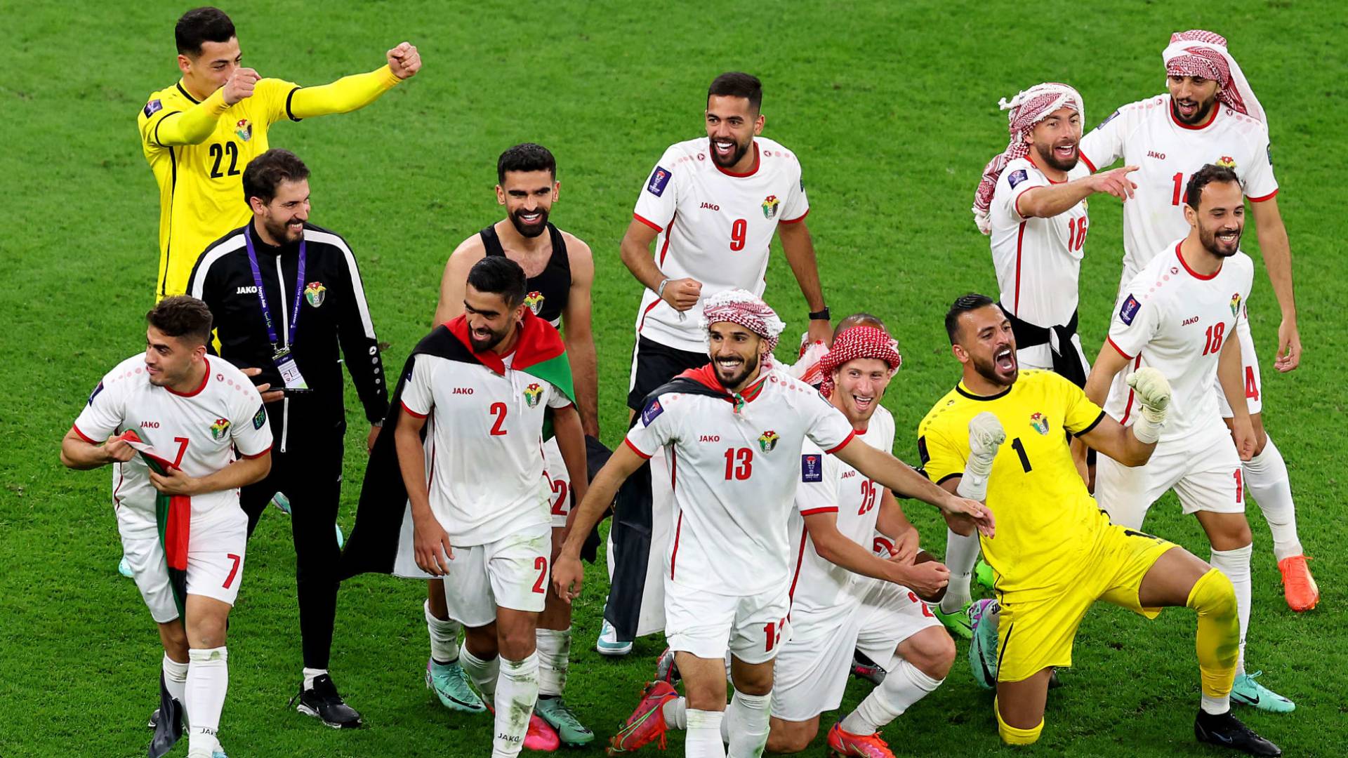 لاعبو المنتخب الأردني - أرشيفية