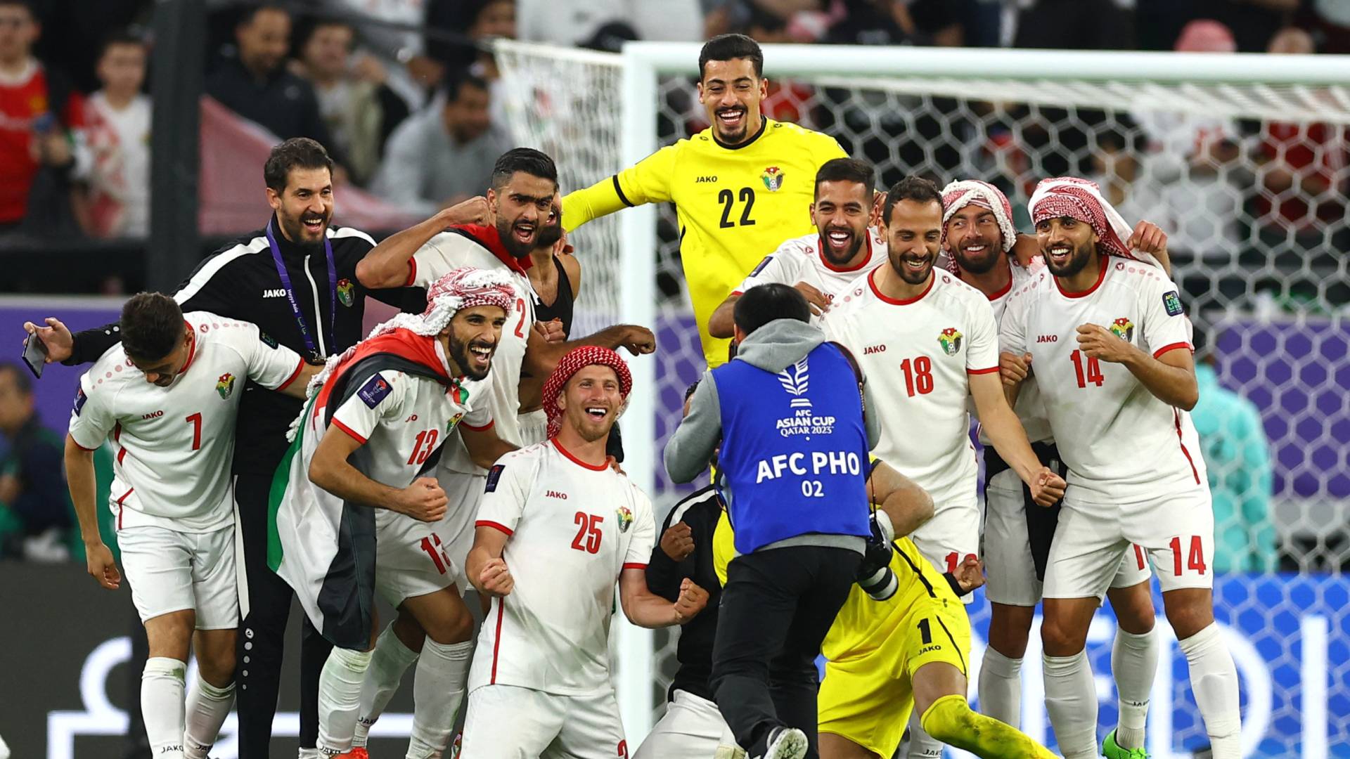 لاعبو منتخب النشامى - أرشيفية