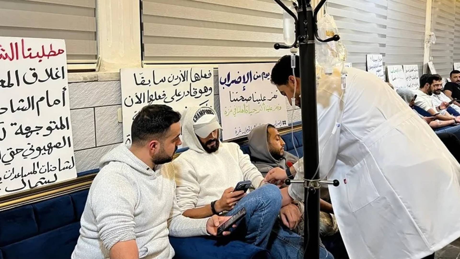 مضربون عن الطعام في الأردن