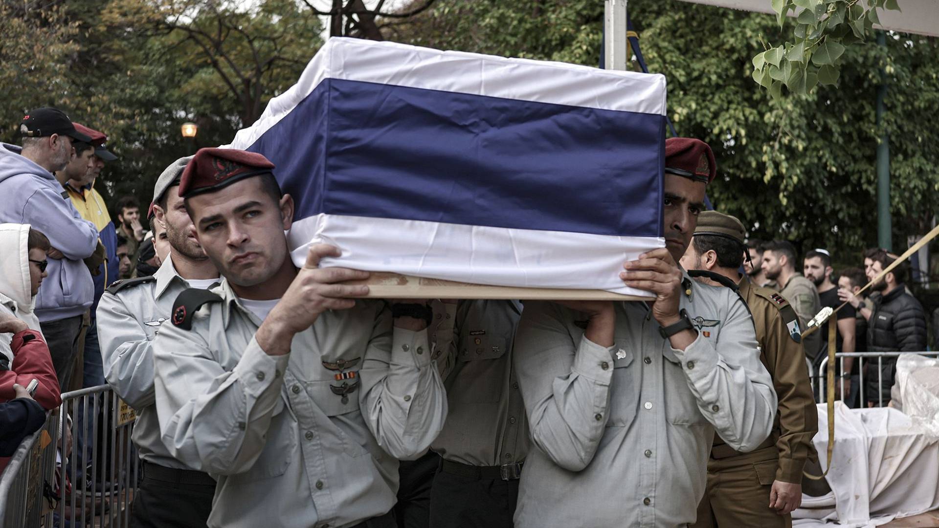 جنازة احد جنود الاحتلال