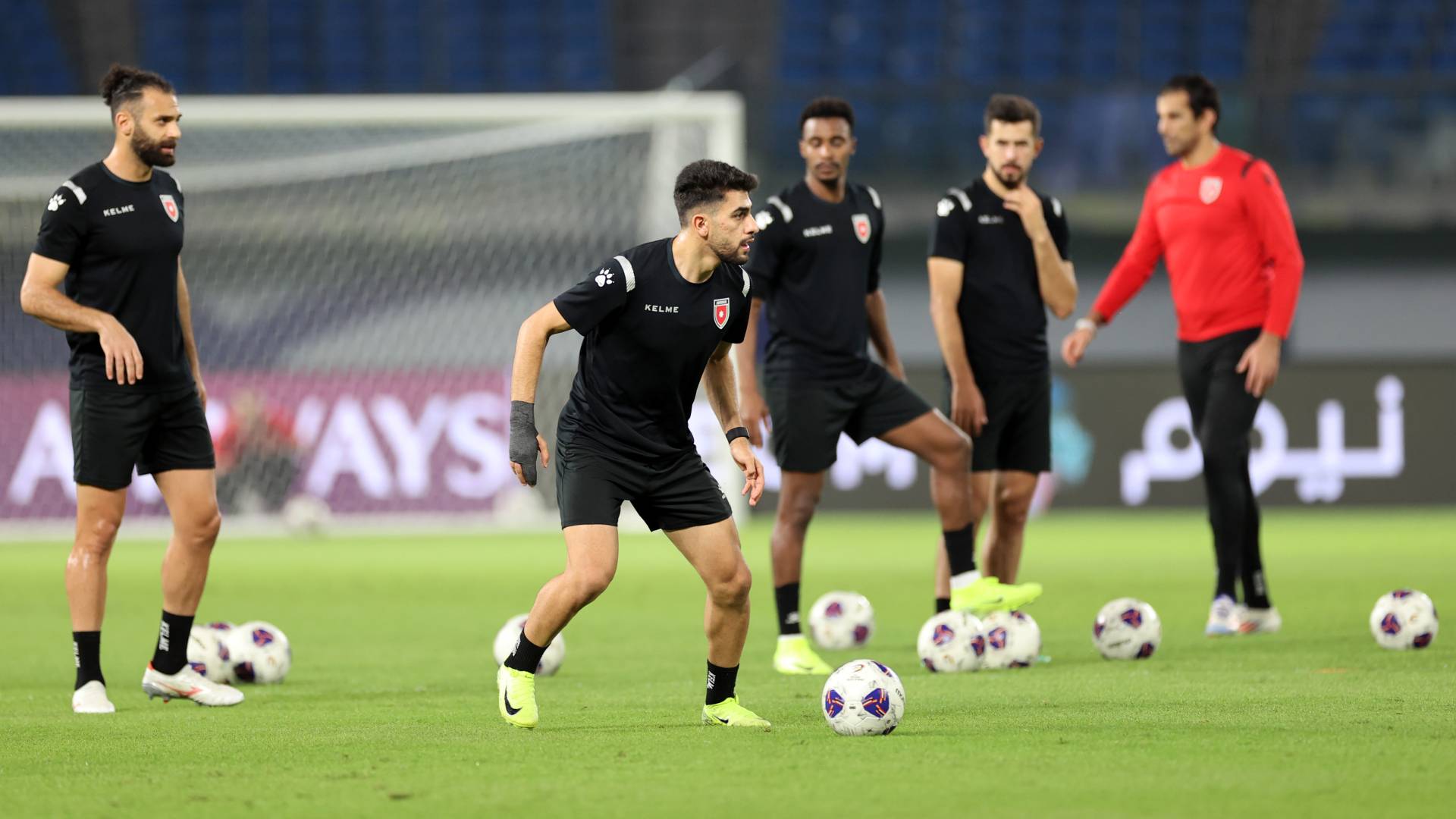 من تدريبات المنتخب الوطني