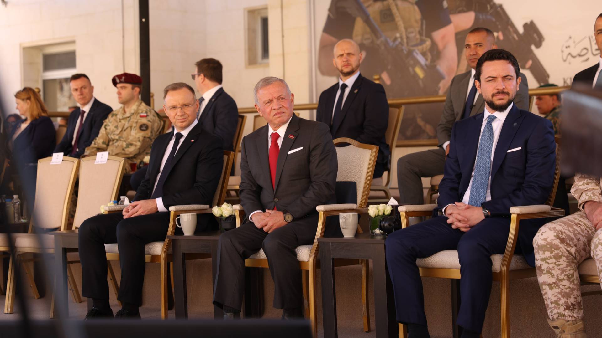 الملك والرئيس البولندي أندريه دودا