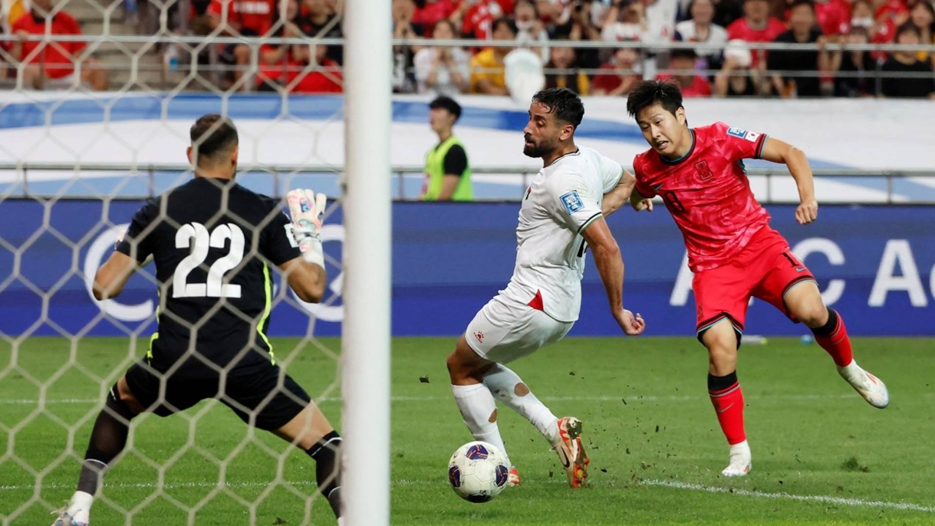 مباراة كوريا الجنوبية وفلسطين