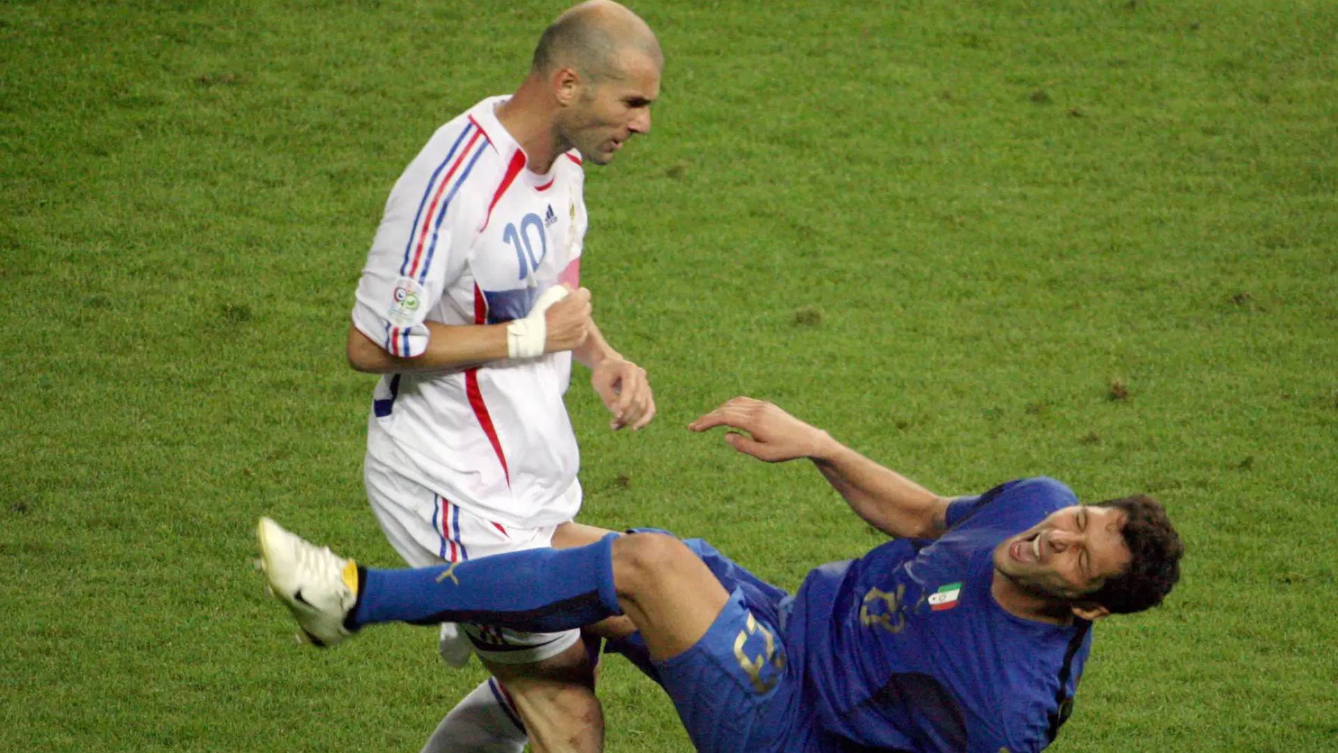 زين الدين زيدان وماتيرازي في نهائي مونديال 2006