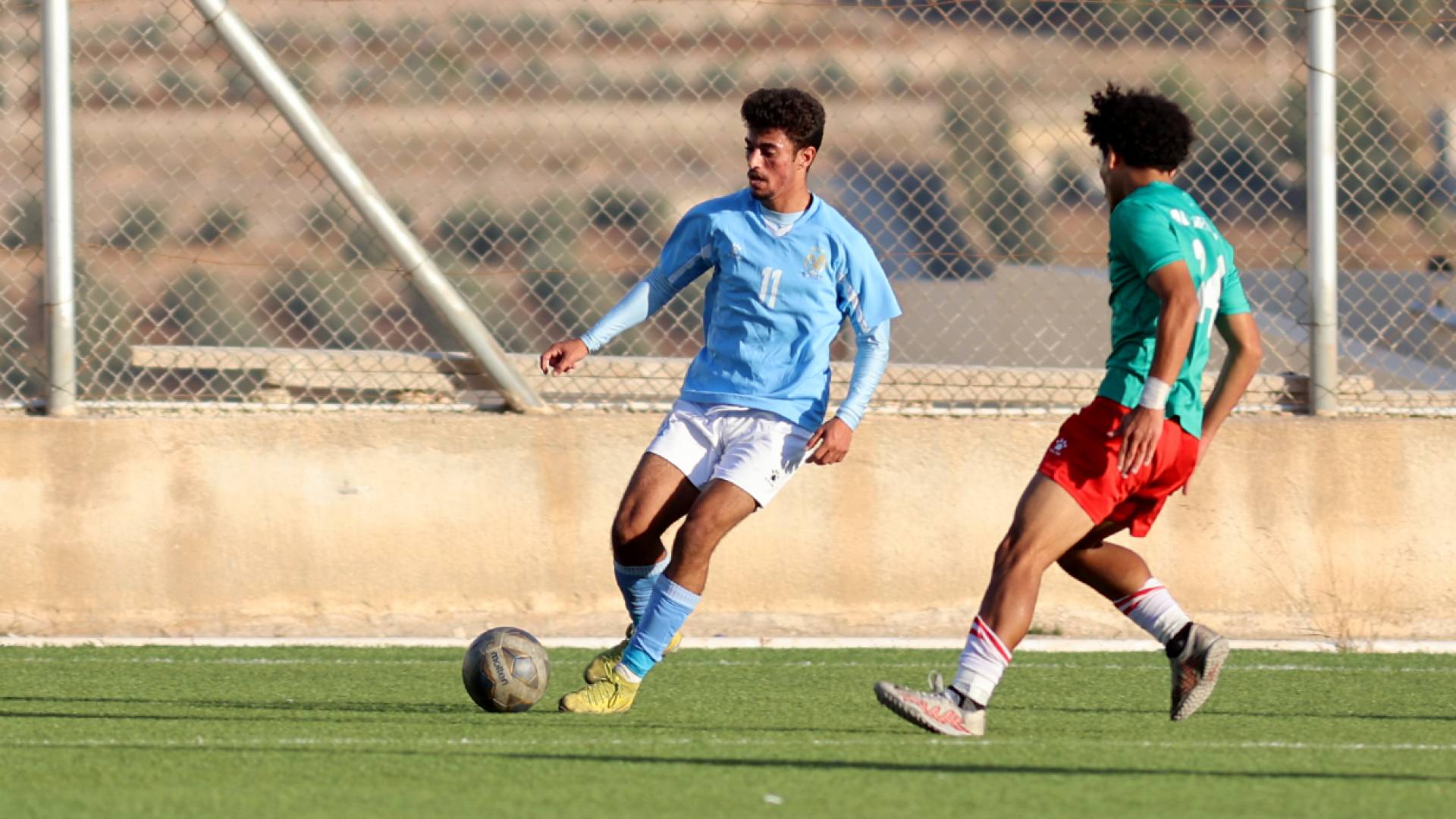 من مباراة الفيصلي والوحدات