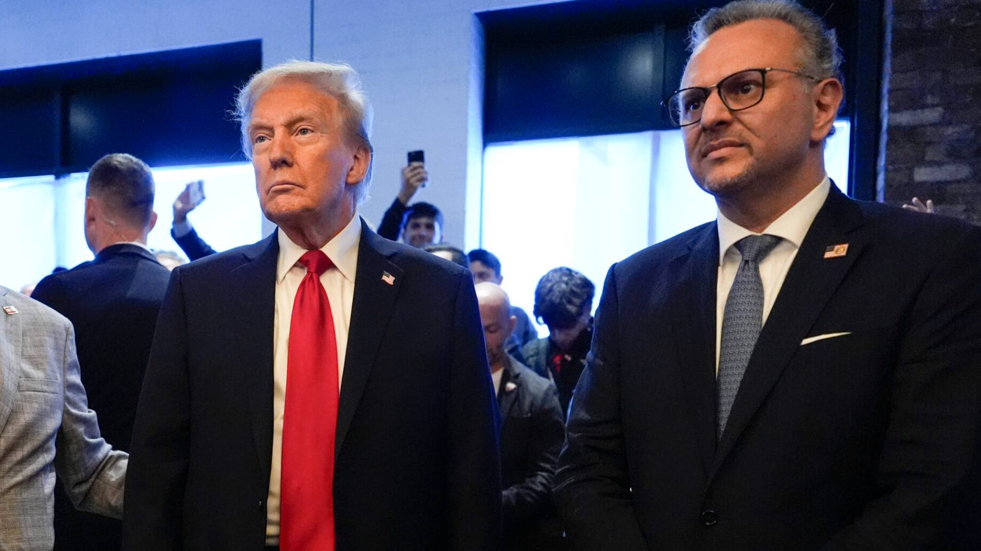 الرئيس الأمريكي المنتخب ترمب ومسعد بولس