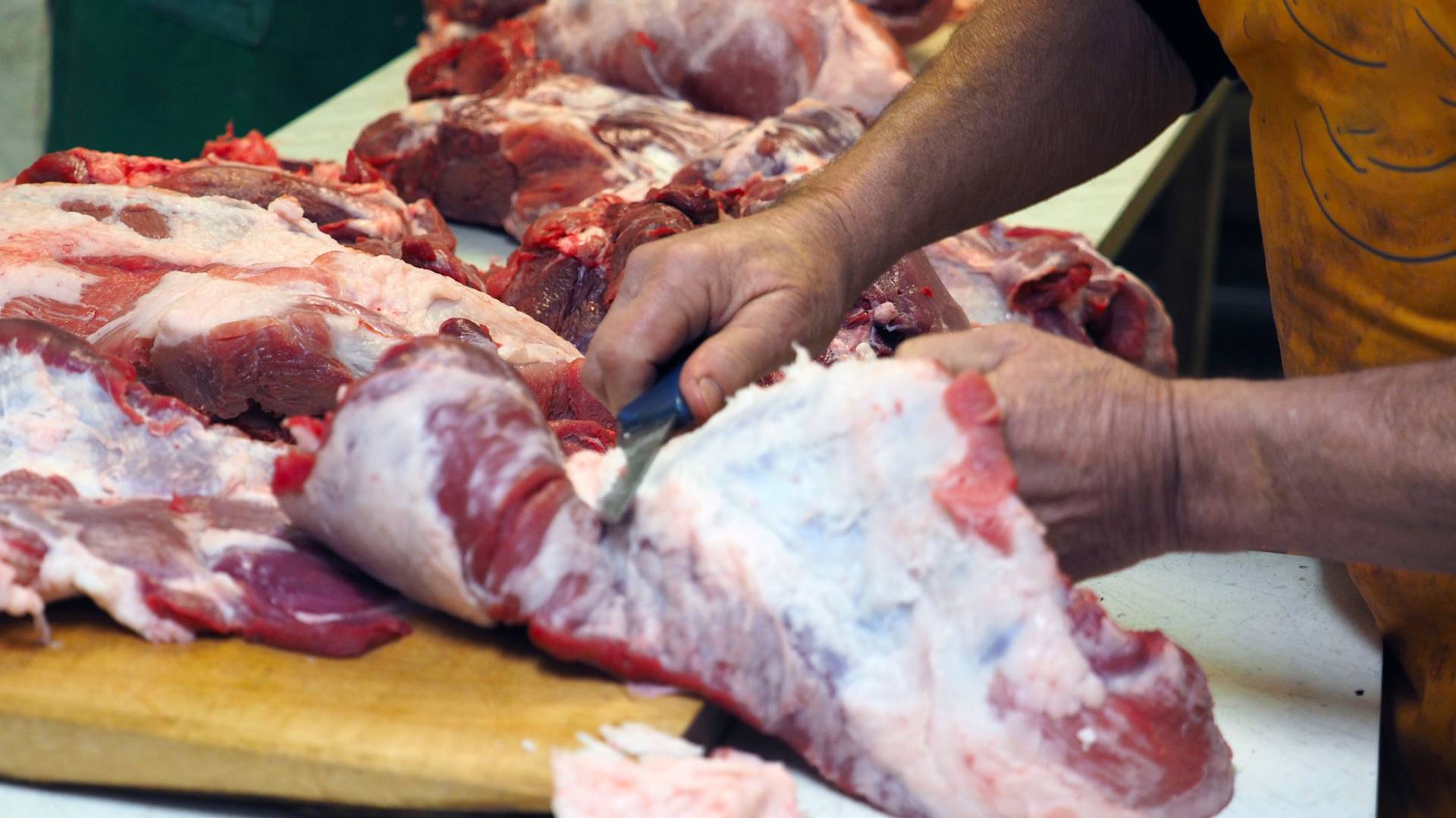 صورة تظهر لحم بلدي