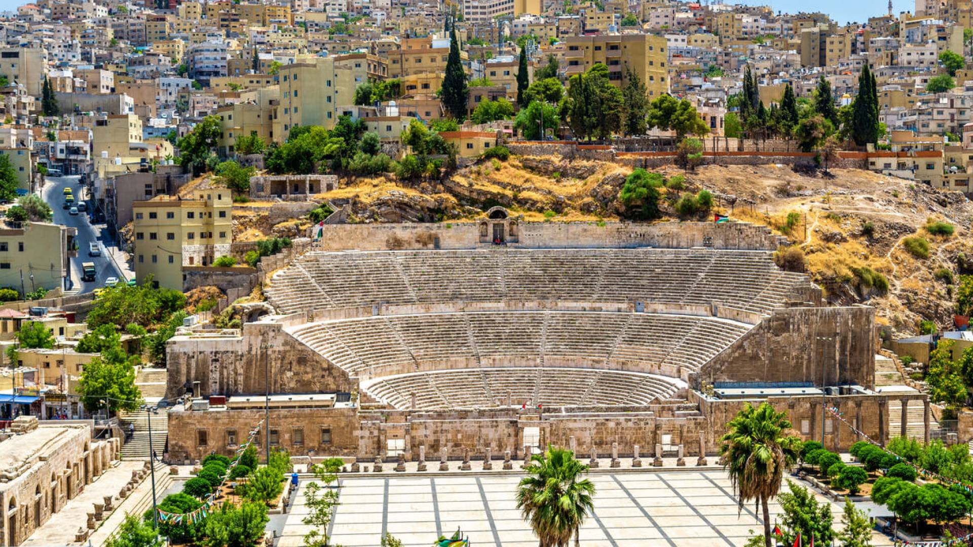 لقطة عامة للعاصمة عمان