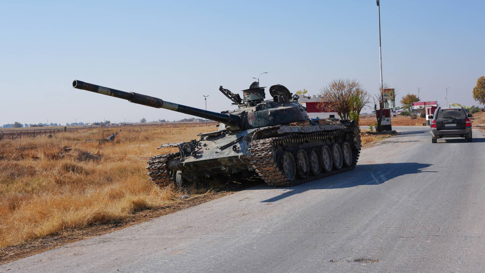 دبابة تابعة للجيش السوري