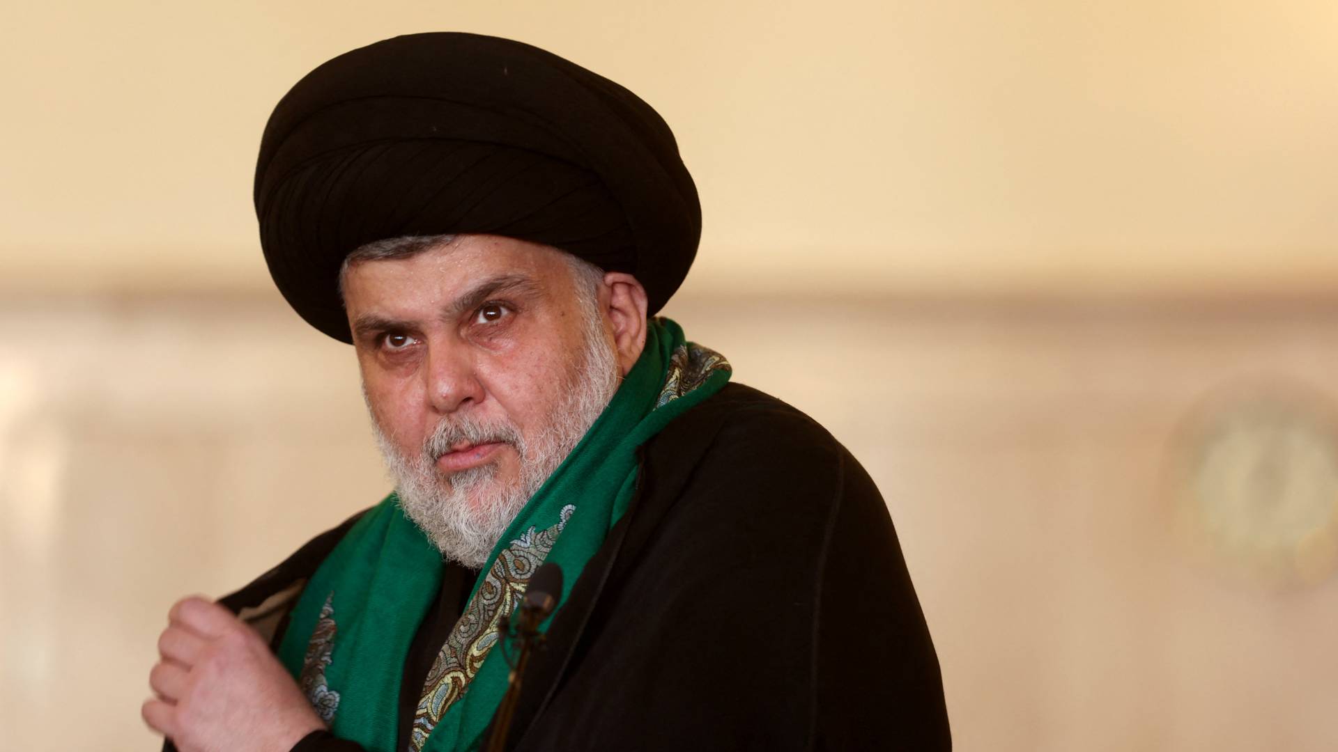 زعيم التيار الصدري في العراق مقتدى الصدر