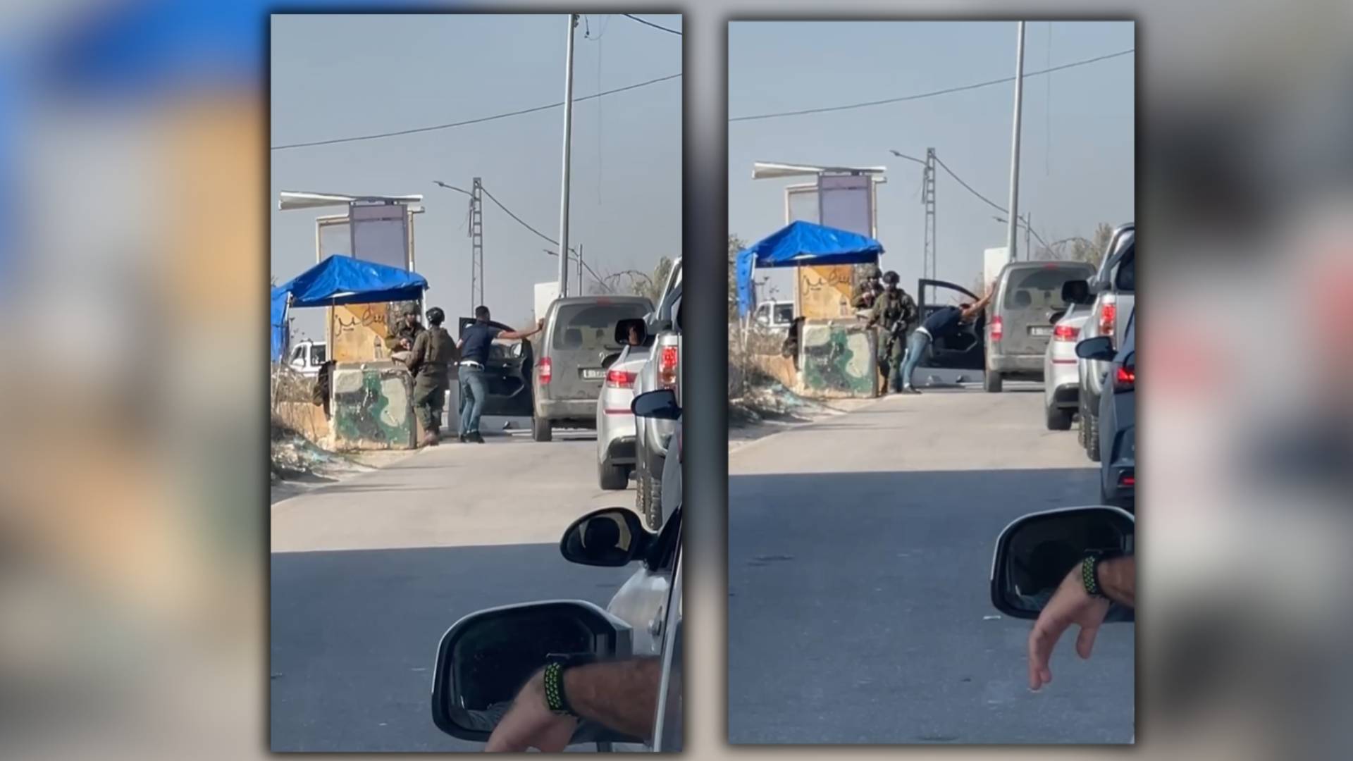 فيديو.. مراسل "رؤيا": الاحتلال ينكل بفلسطينيين على الحواجز العسكرية في محيط نابلس