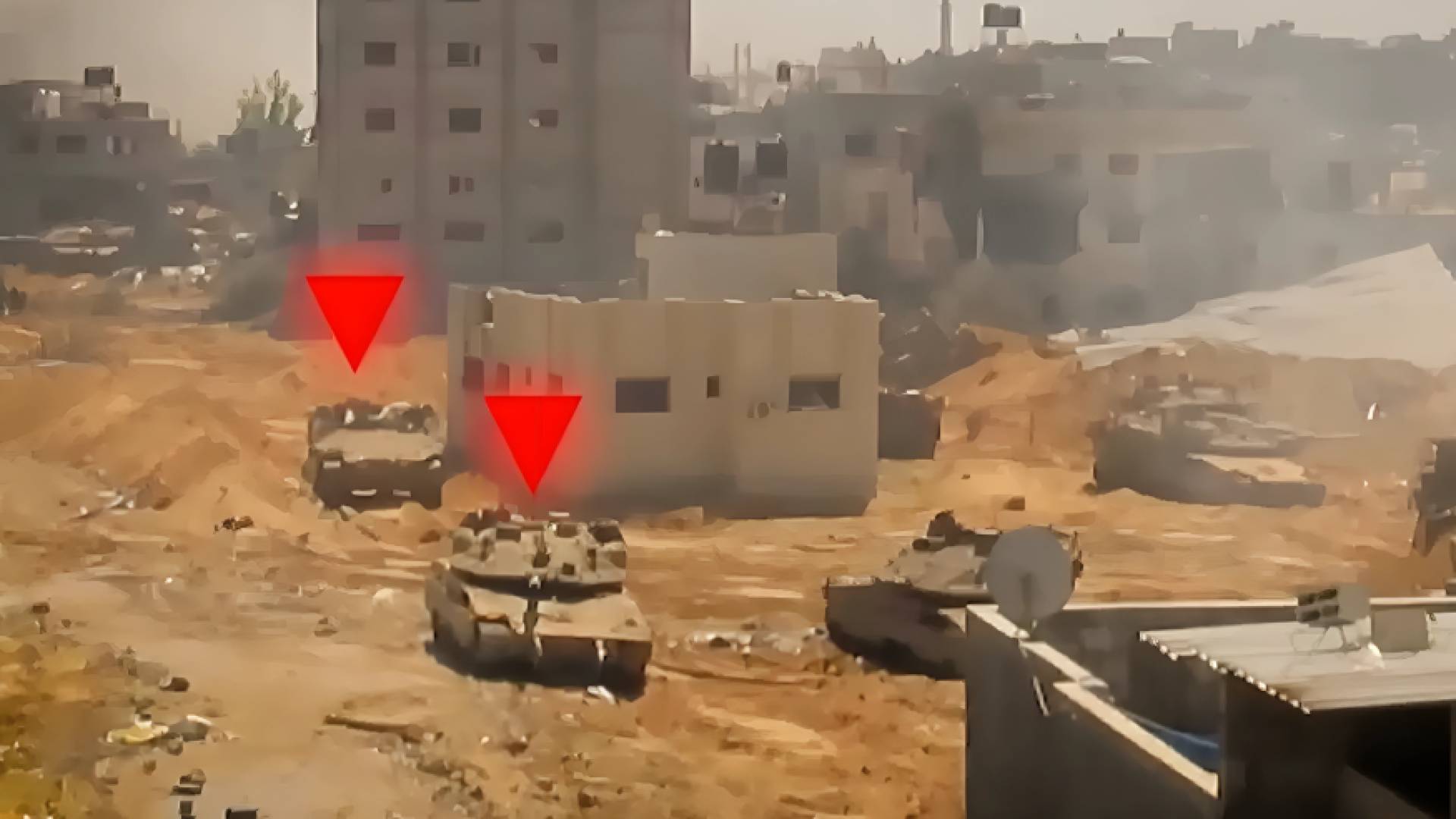 دبابات للاحتلال في رفح