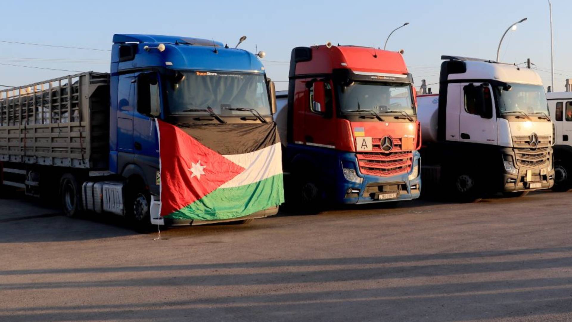 قافلة مساعدات أردنية "أرشيفية"