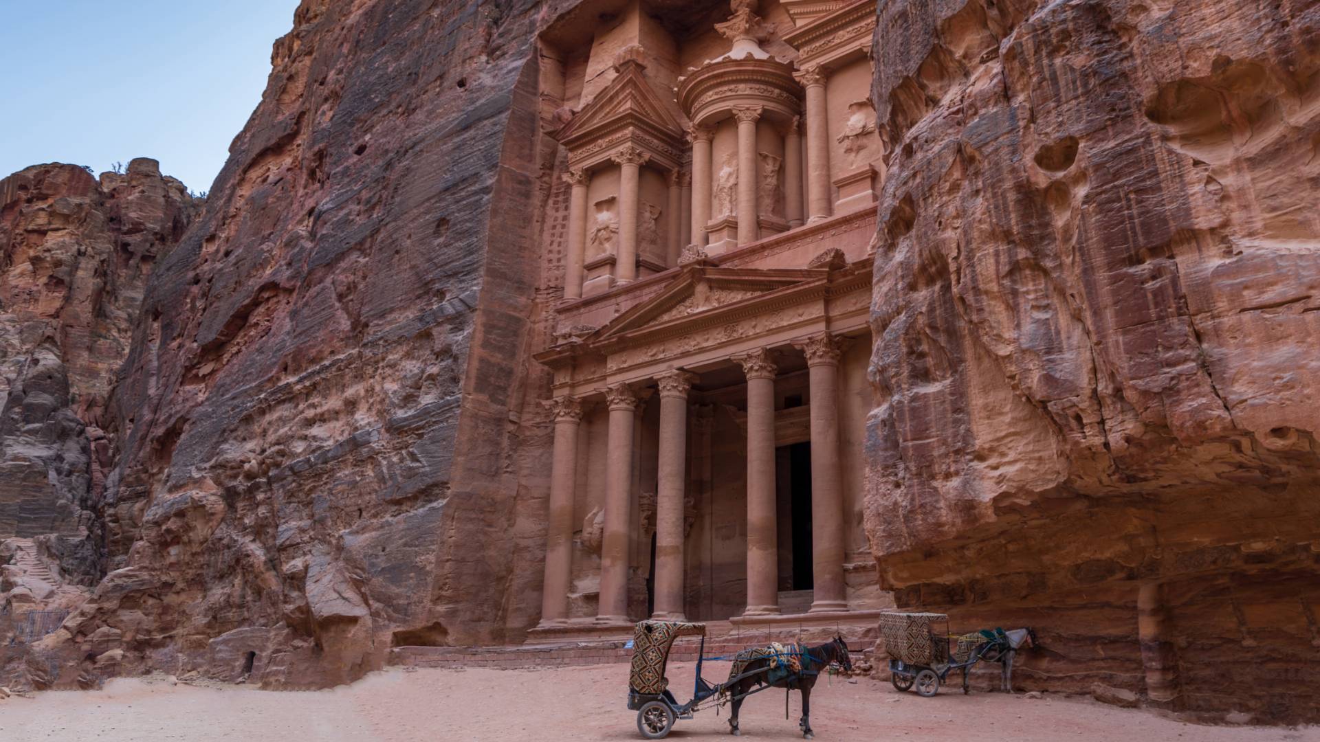 لقطة لمدينة البترا