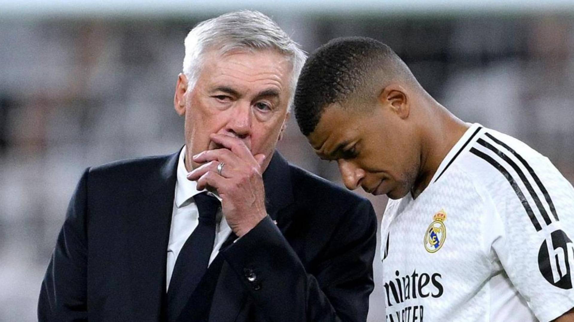 كيليان مبابي وكارلو أنشيلوتي