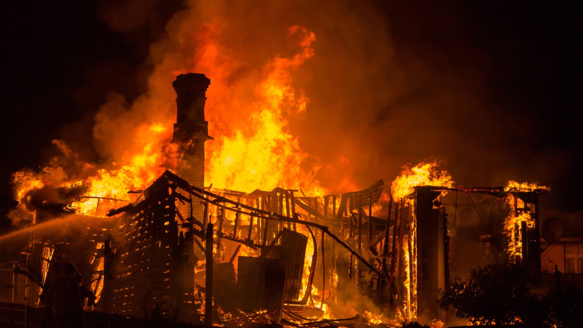 صورة تعبر عن حريق