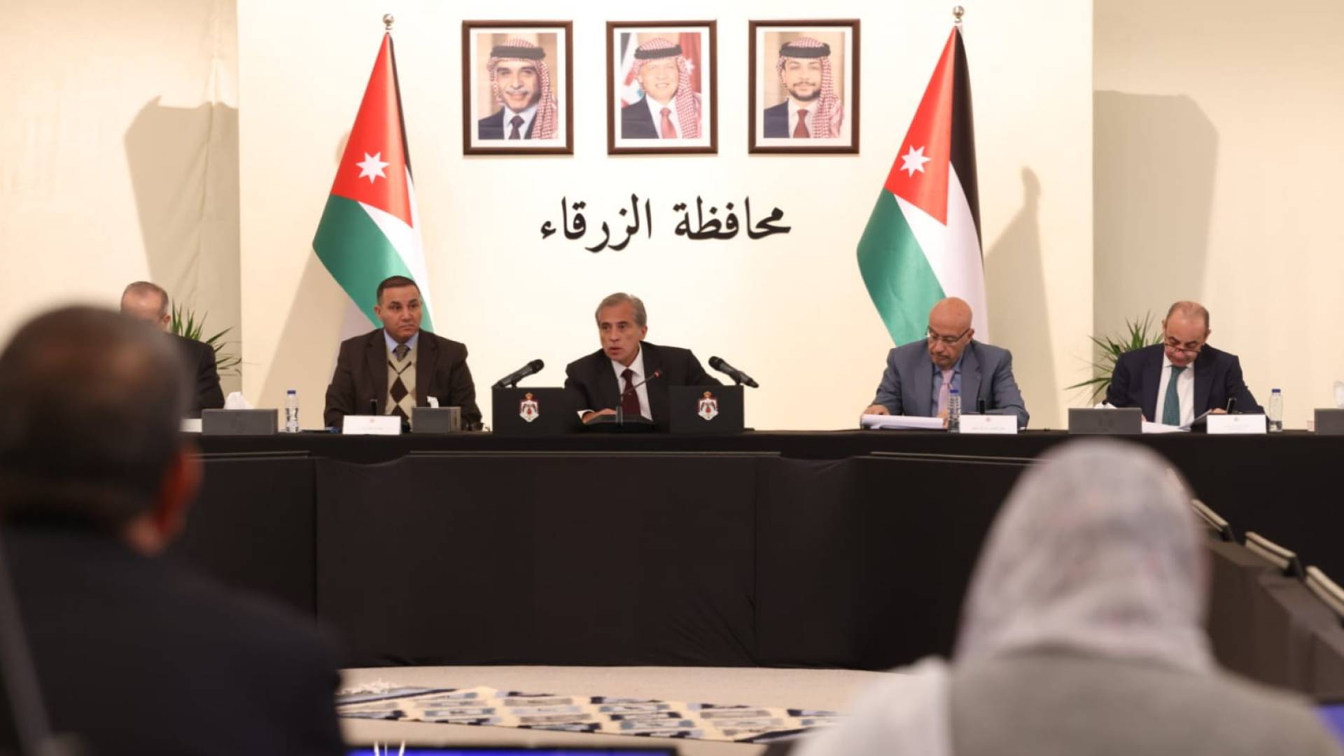 جلسة مجلس الوزراء المنعقدة في الزرقاء