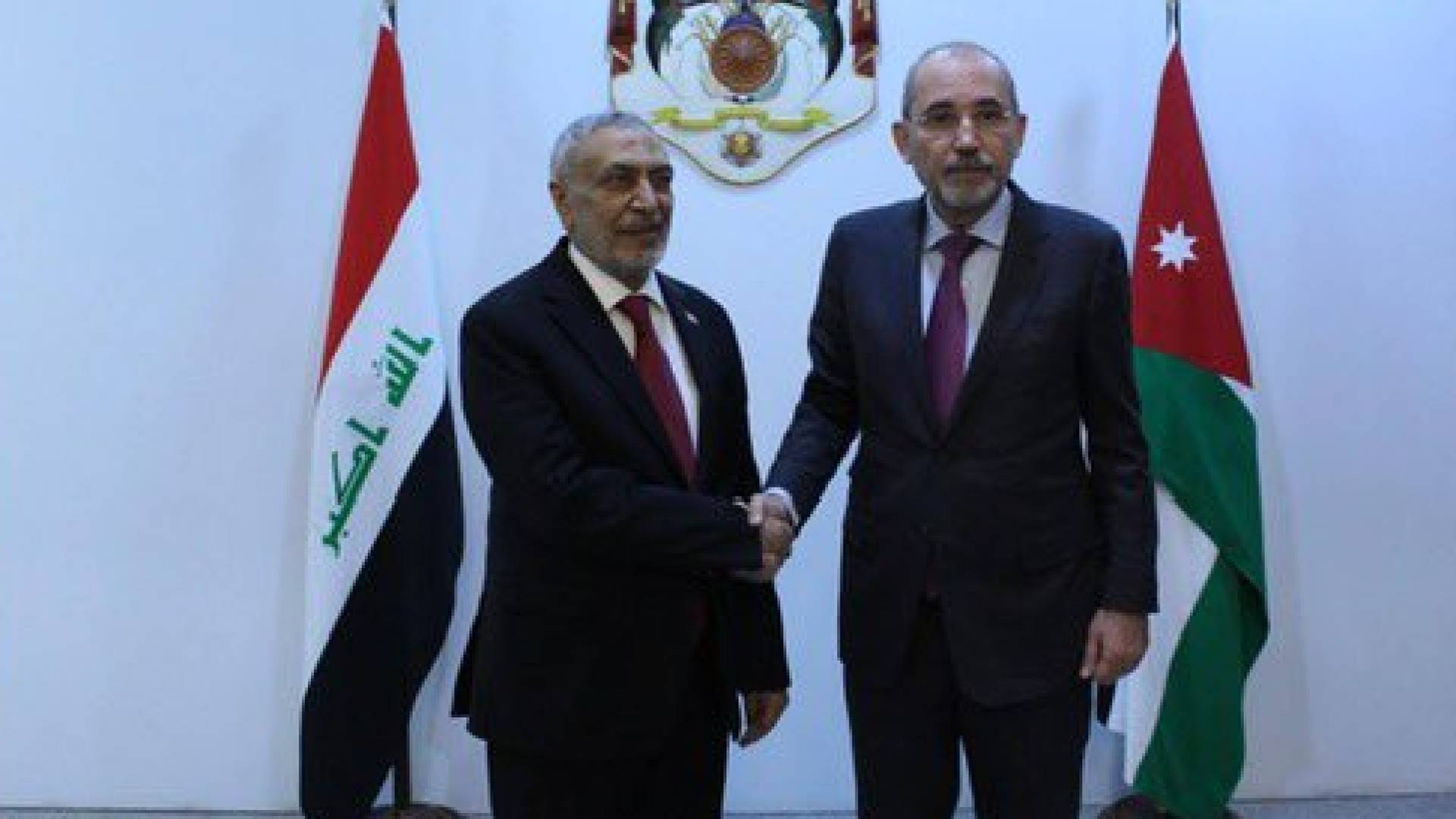وزير الخارجية أيمن الصفدي ورئيس مجلس النواب العراقي