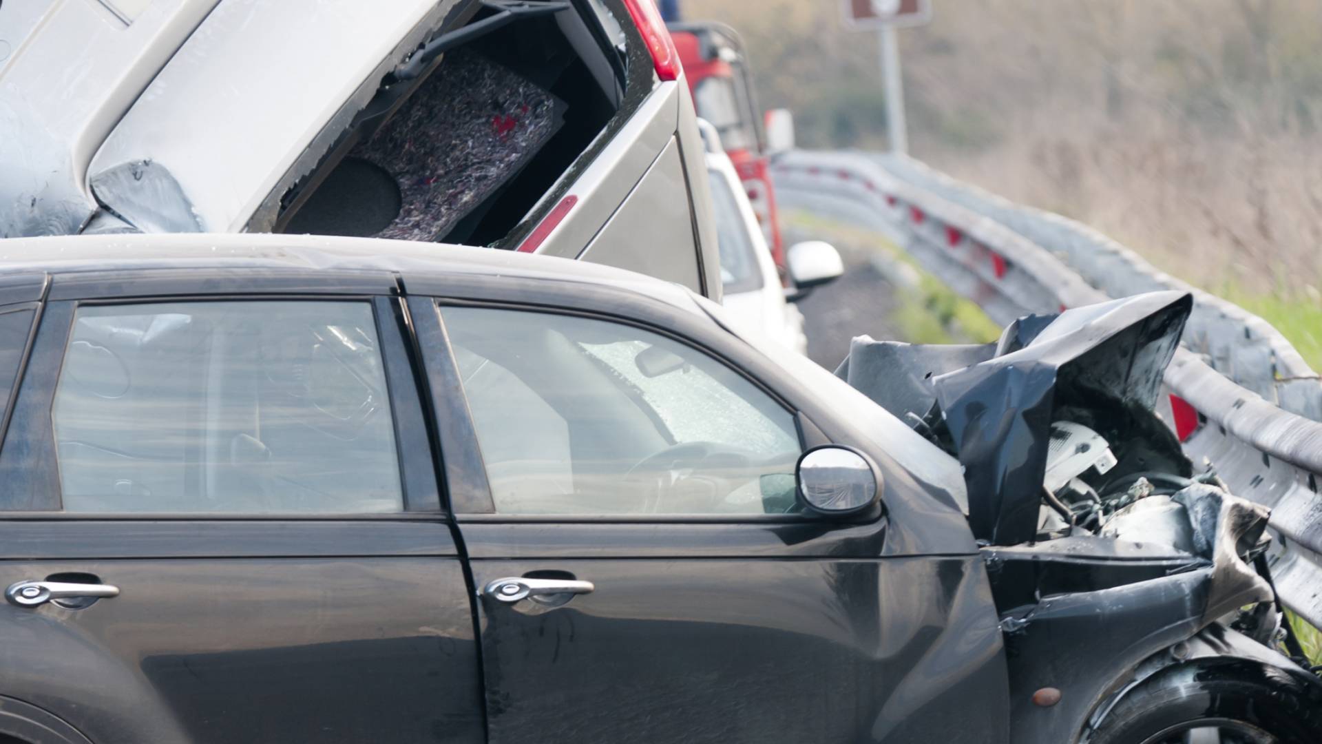 حادث تدهور وتصادم