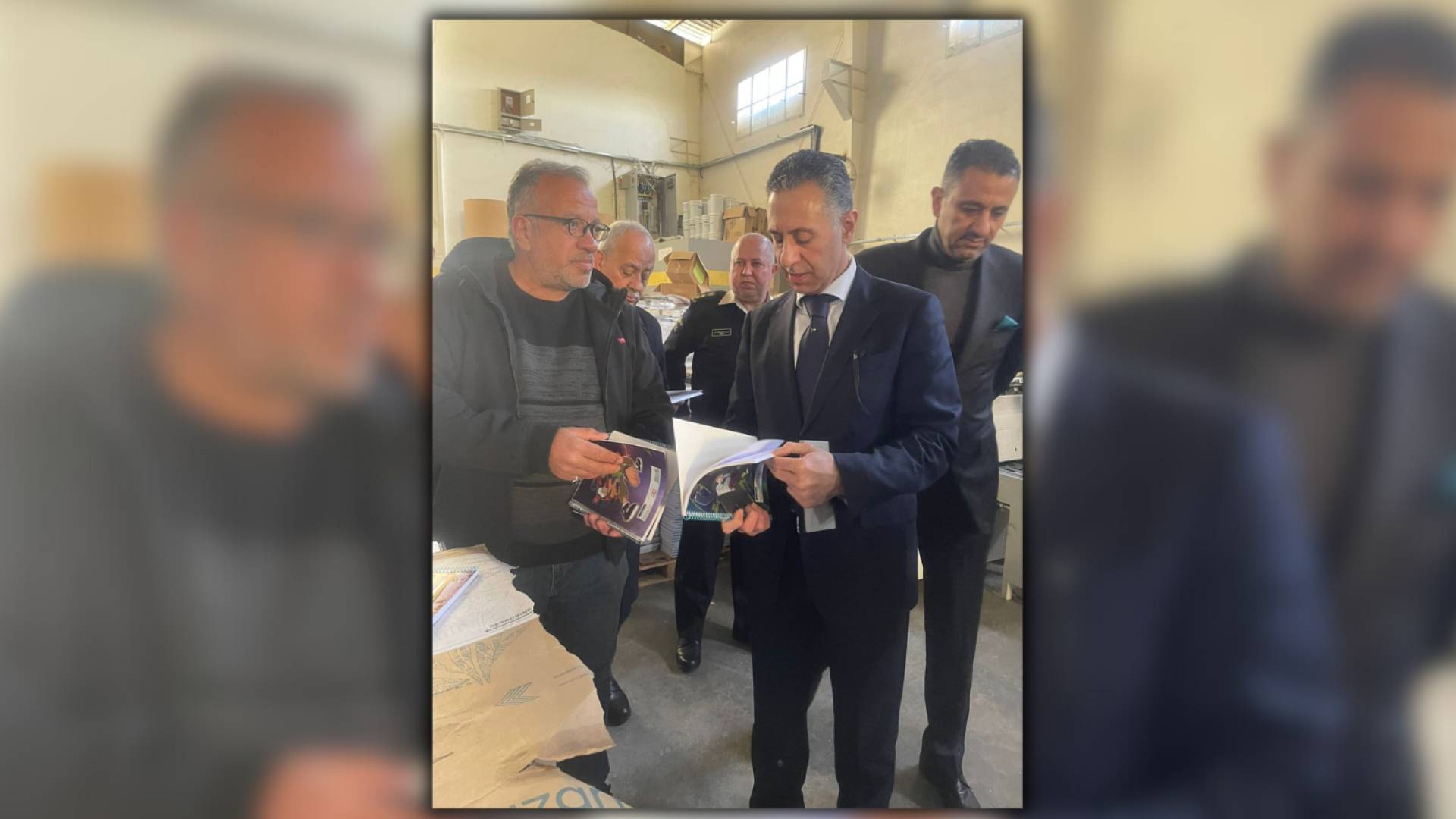 جولة تفقدية لمشاريع صناعية داخل المنطقة الحرة الأردنية السورية