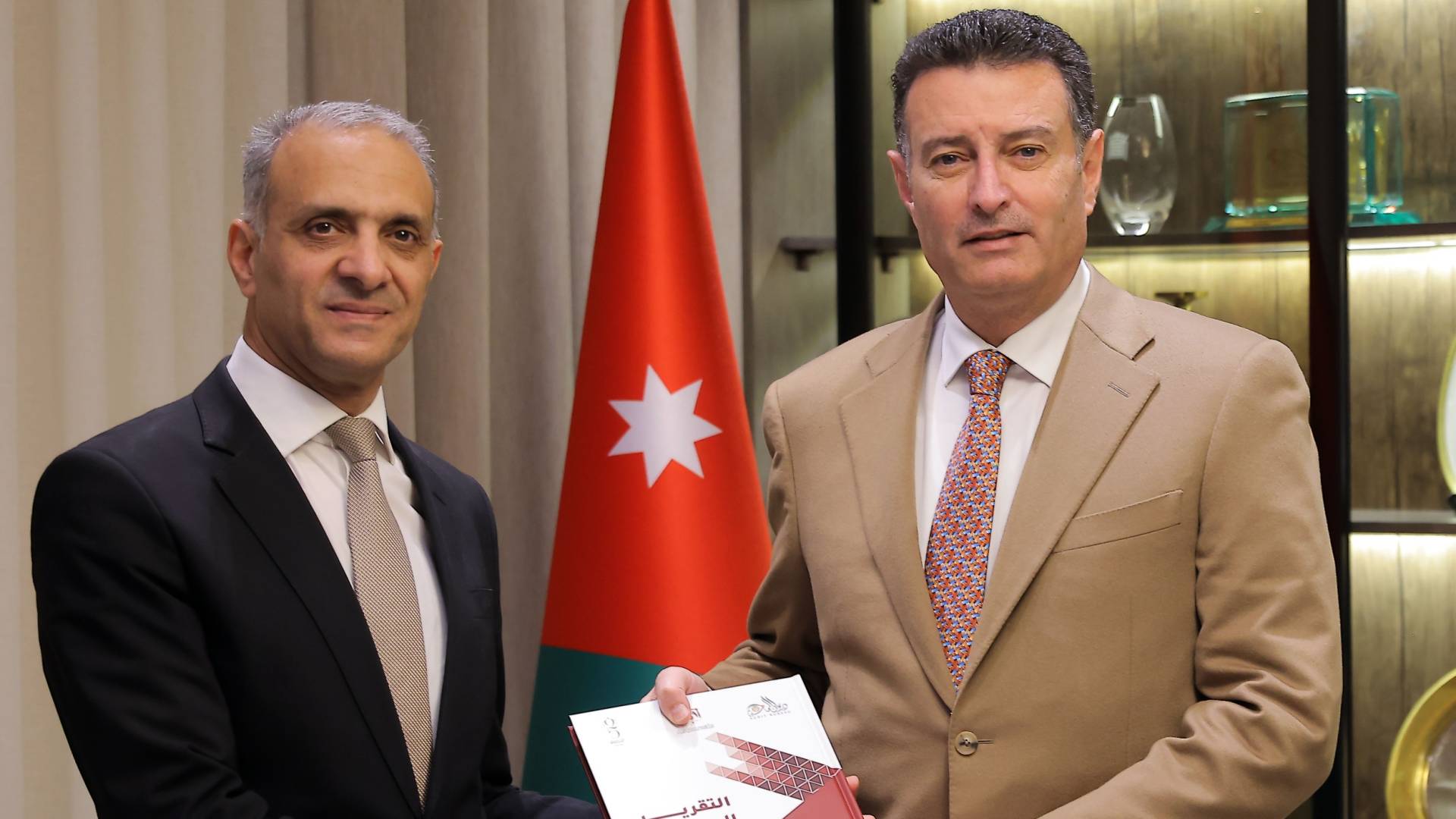 رئيس مجلس النواب احمد الصفدي رئيس ديوان المحاسبة راضي حمادين