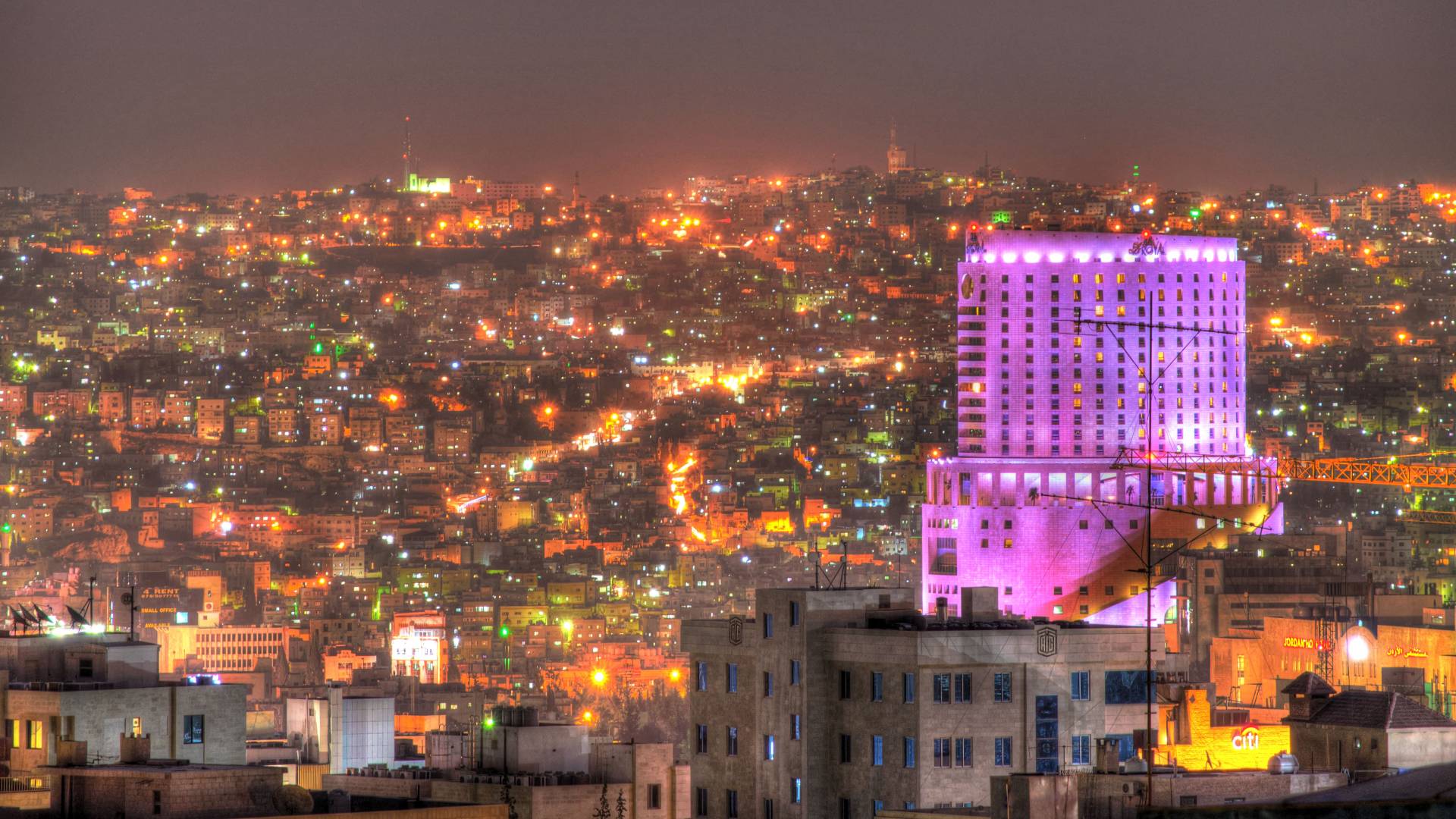 صورة عامة للعاصمة عمان