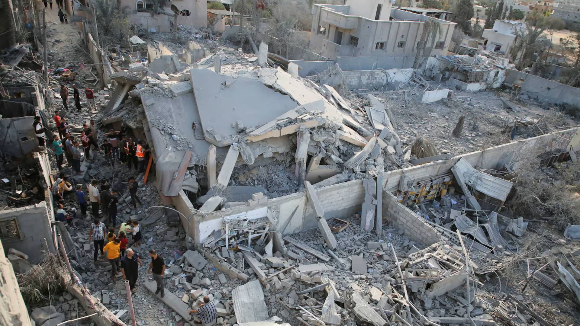 الدمار في قطاع غزة