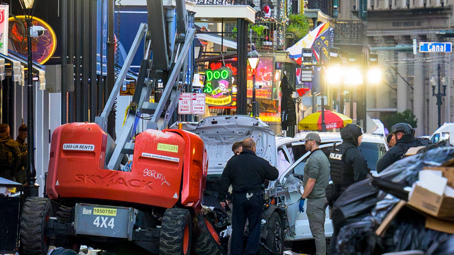 صورة من مكان الحادث