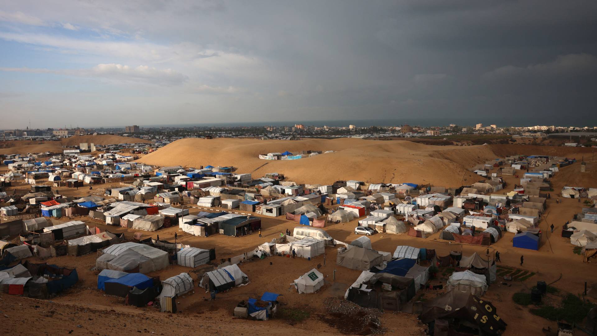 خيام النازحين في غزة