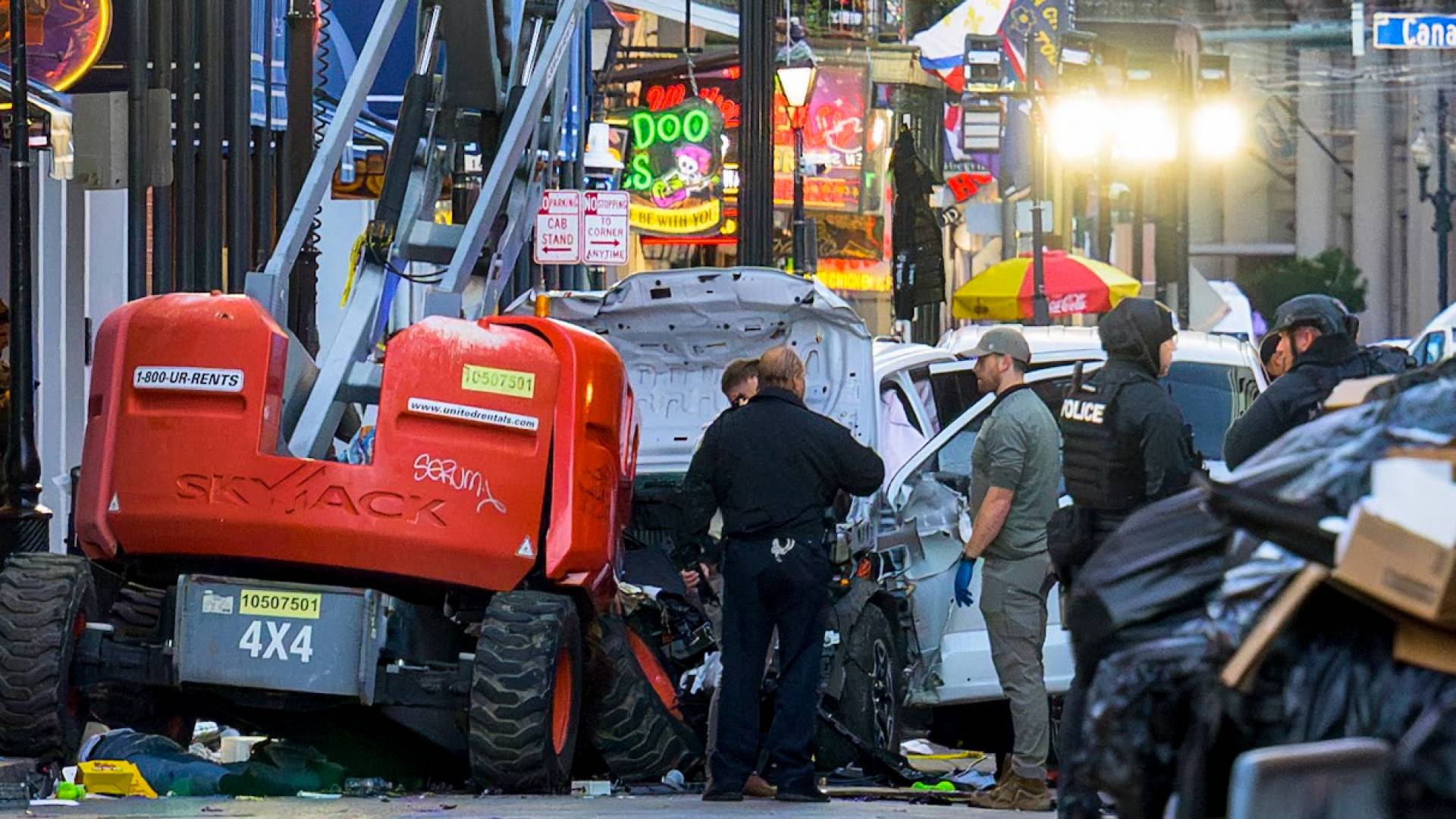 موع عملية الدعس في  مدينة نيو أورليانز الأمريكية