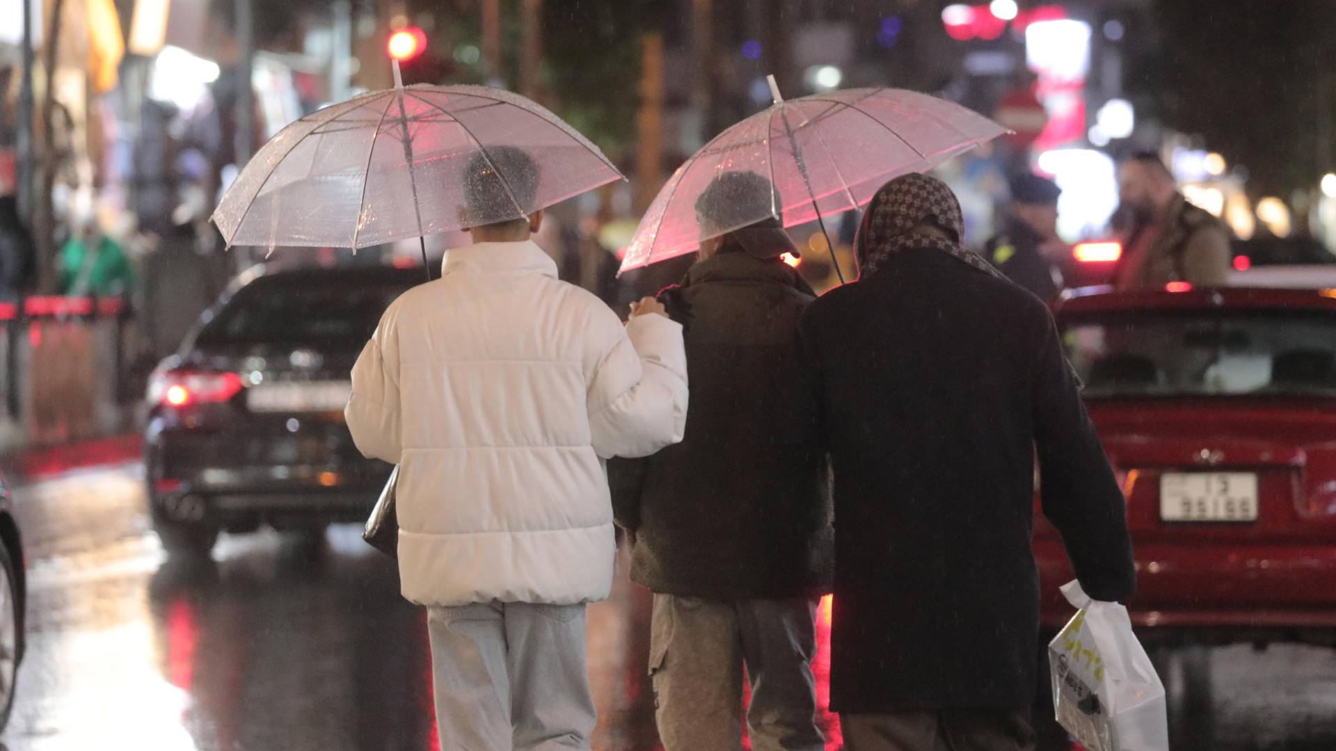 العاصمة عمان في ليلة شتوية