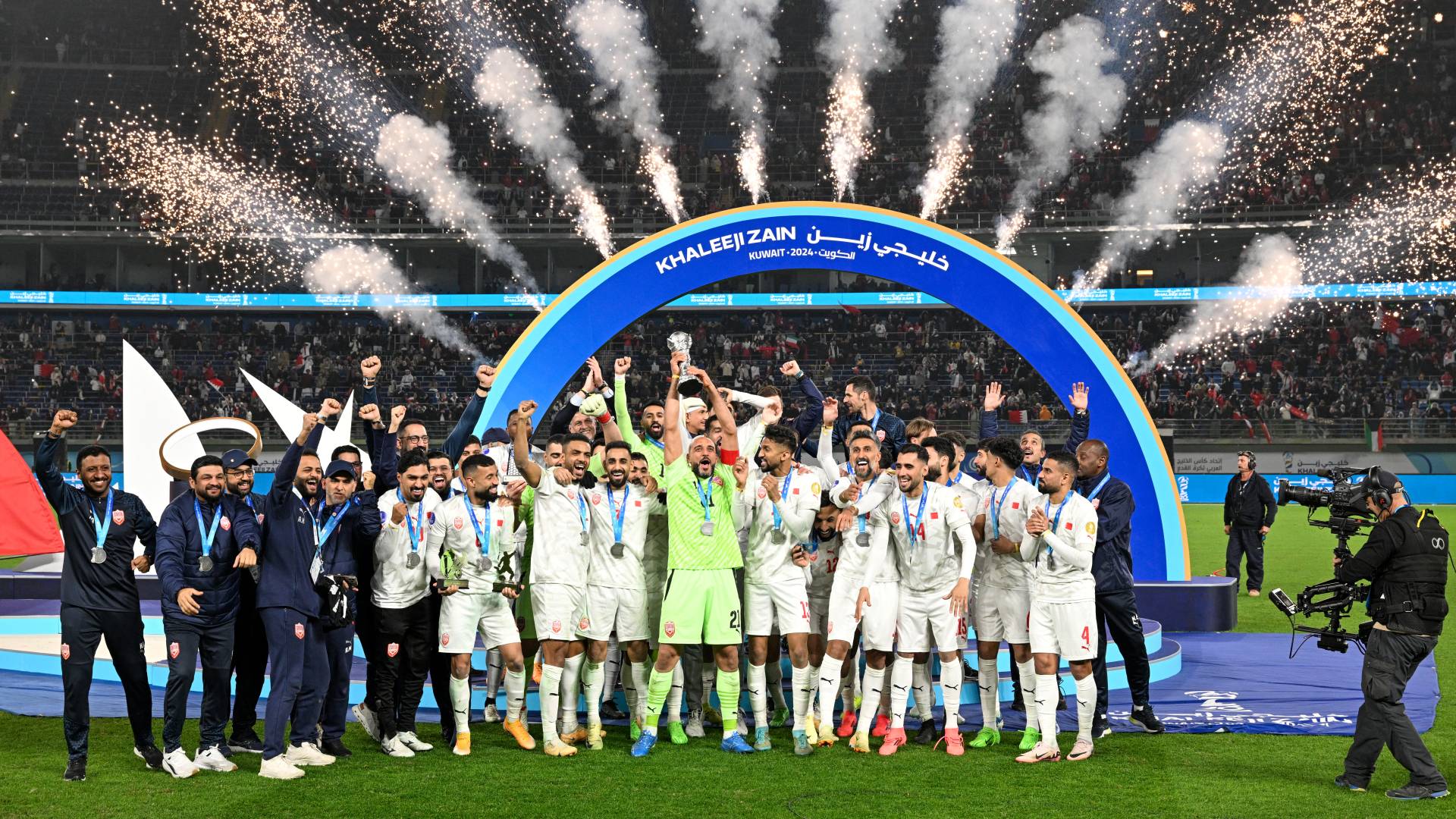 المنتخب البحريني بطل "خليجي 26"