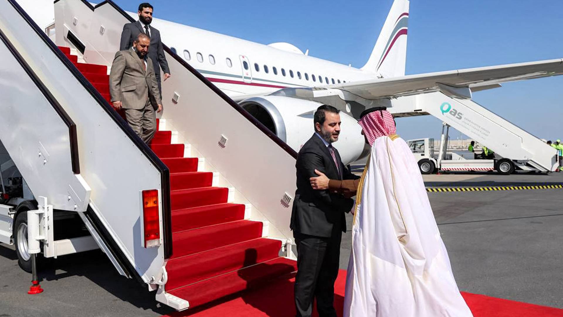 خلال زيارة الوفد السوري إلى دولة قطر