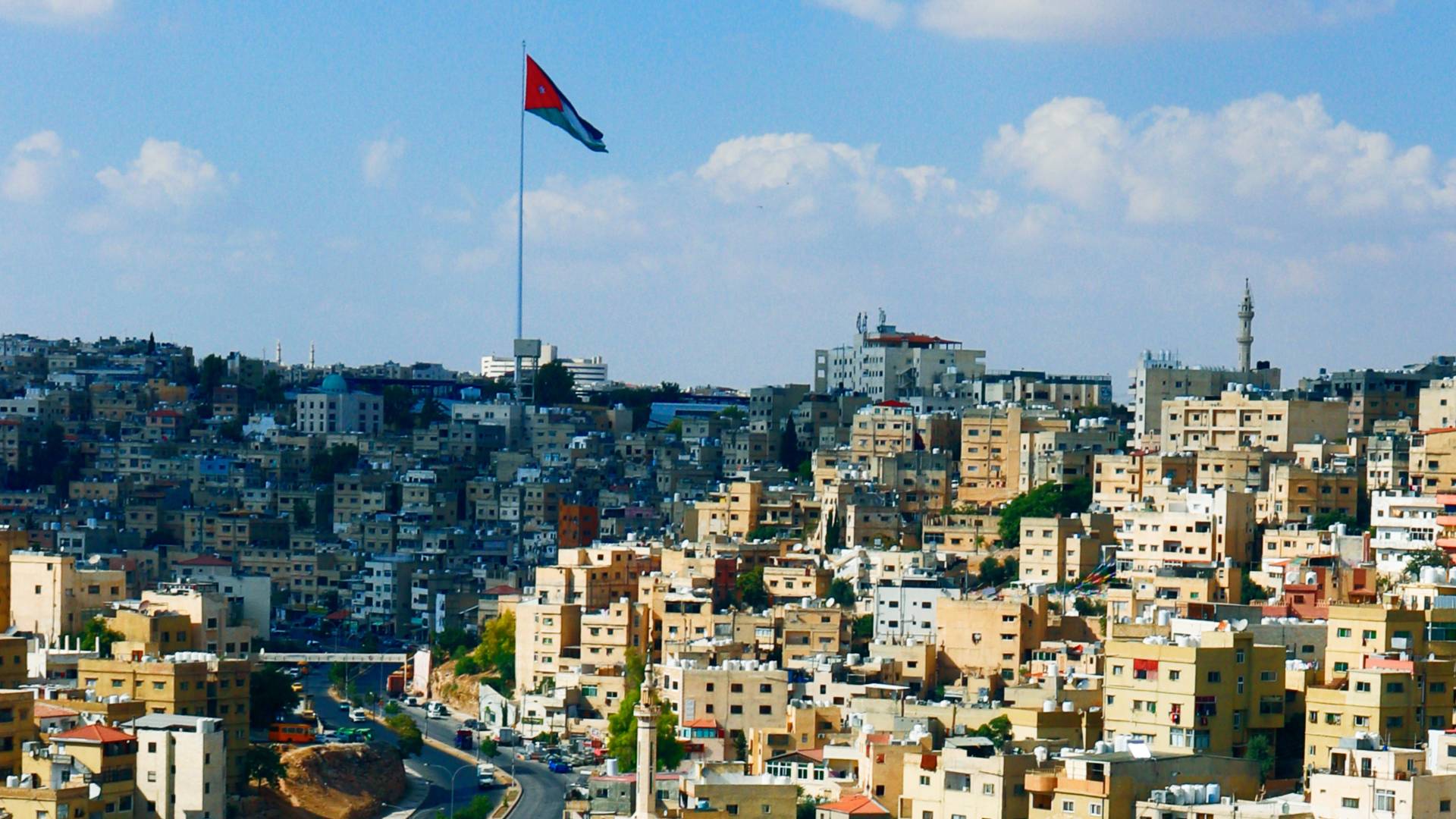 لقطة عامة للعاصمة عمان