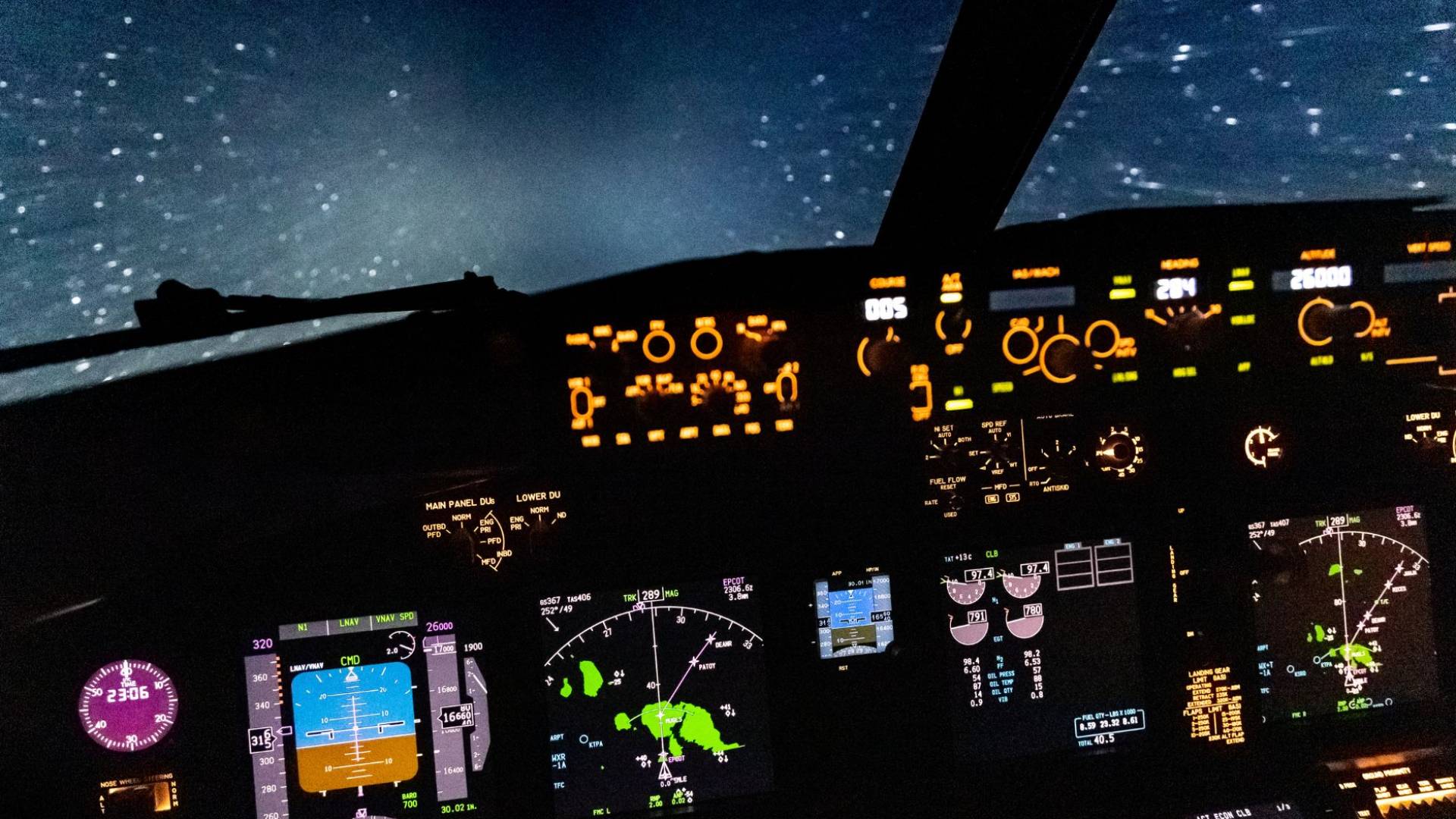 طائرة وحالة عدم استقرار جوية