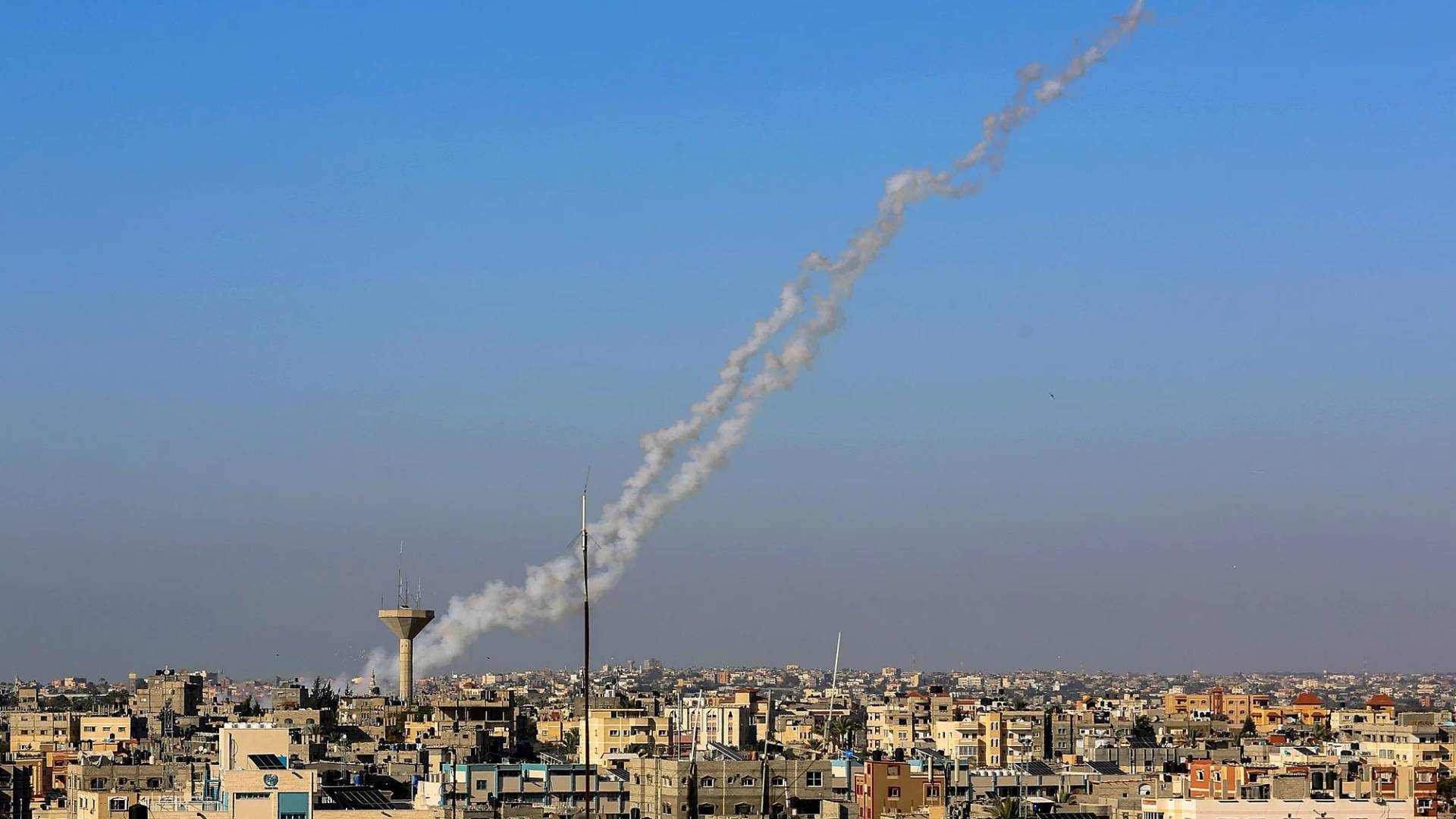 صاروخ أطلق من غزة - أرشيفية