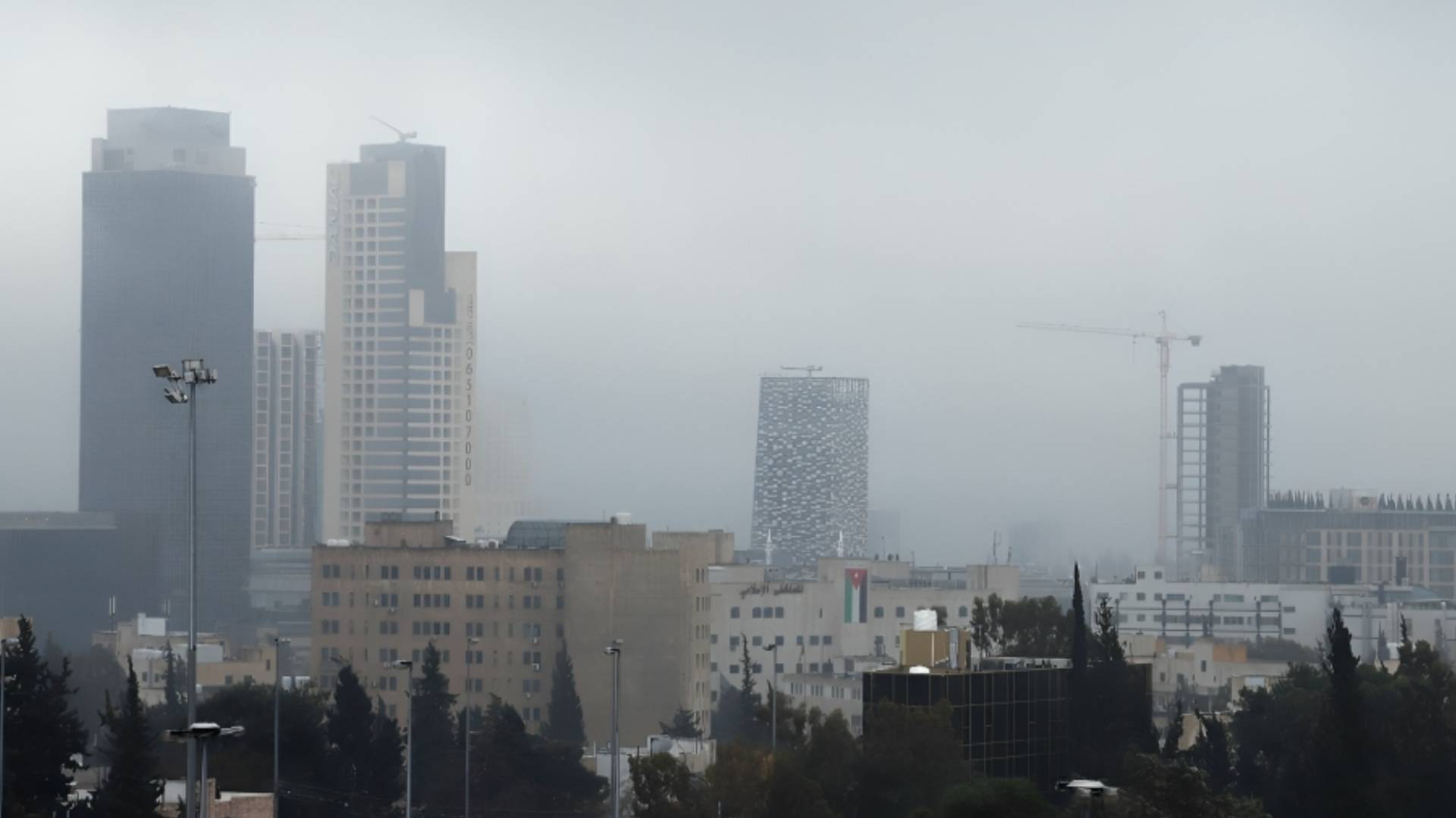 لقطة لأحد أحياء العاصمة عمان