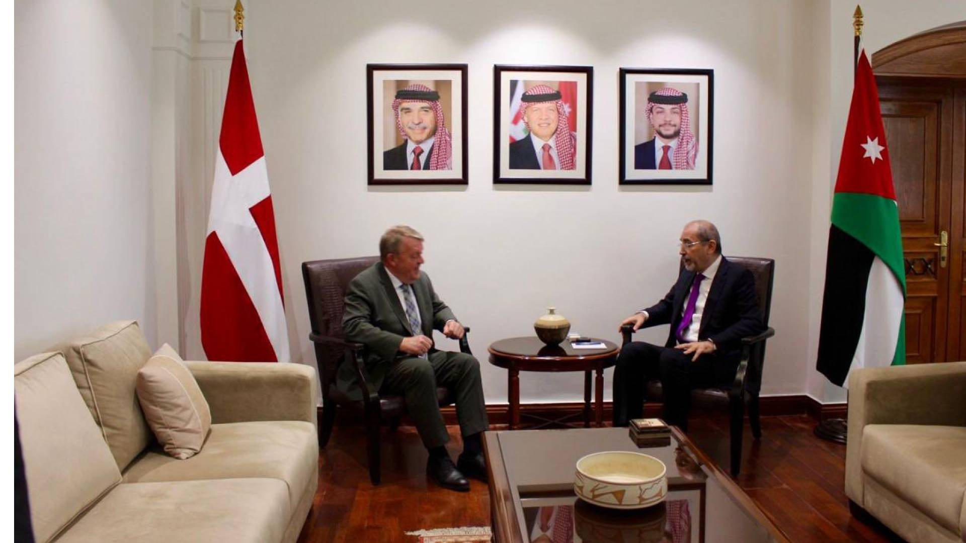 الصفدي ونظيره الدنماركي